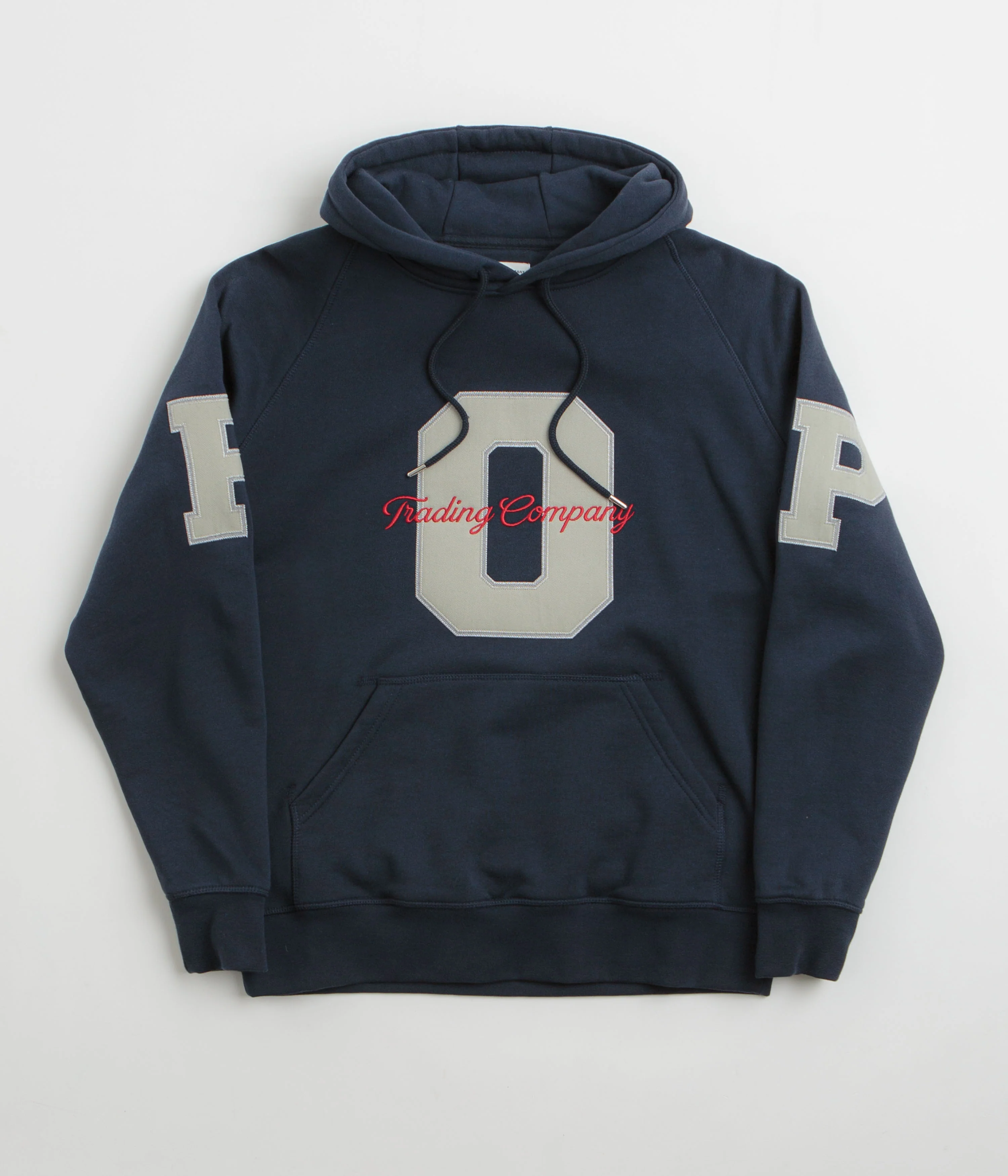 Pop Trading Company Football Hoodie - Navy