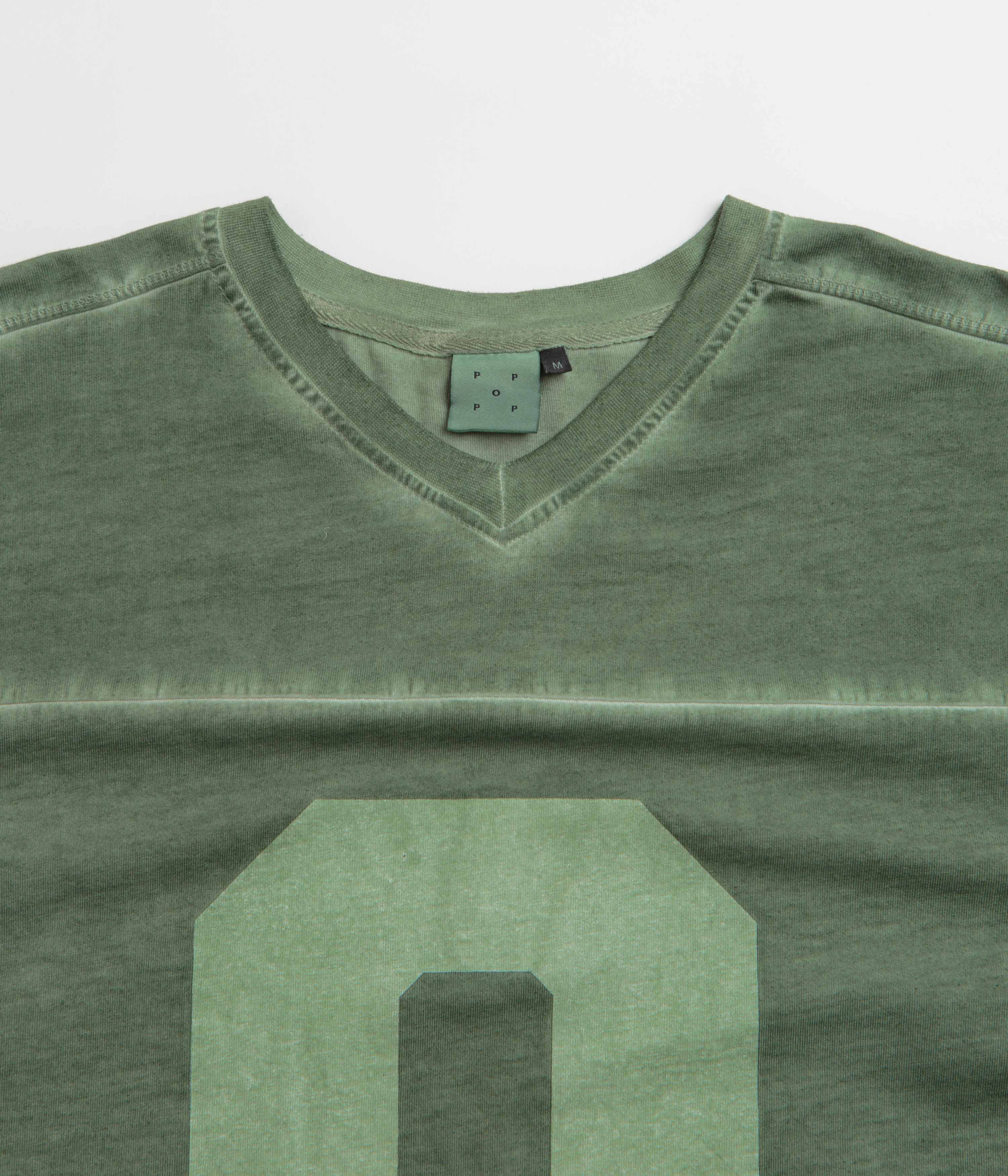 Pop Trading Company Football T-Shirt - Four Leaf Clover - Image 2