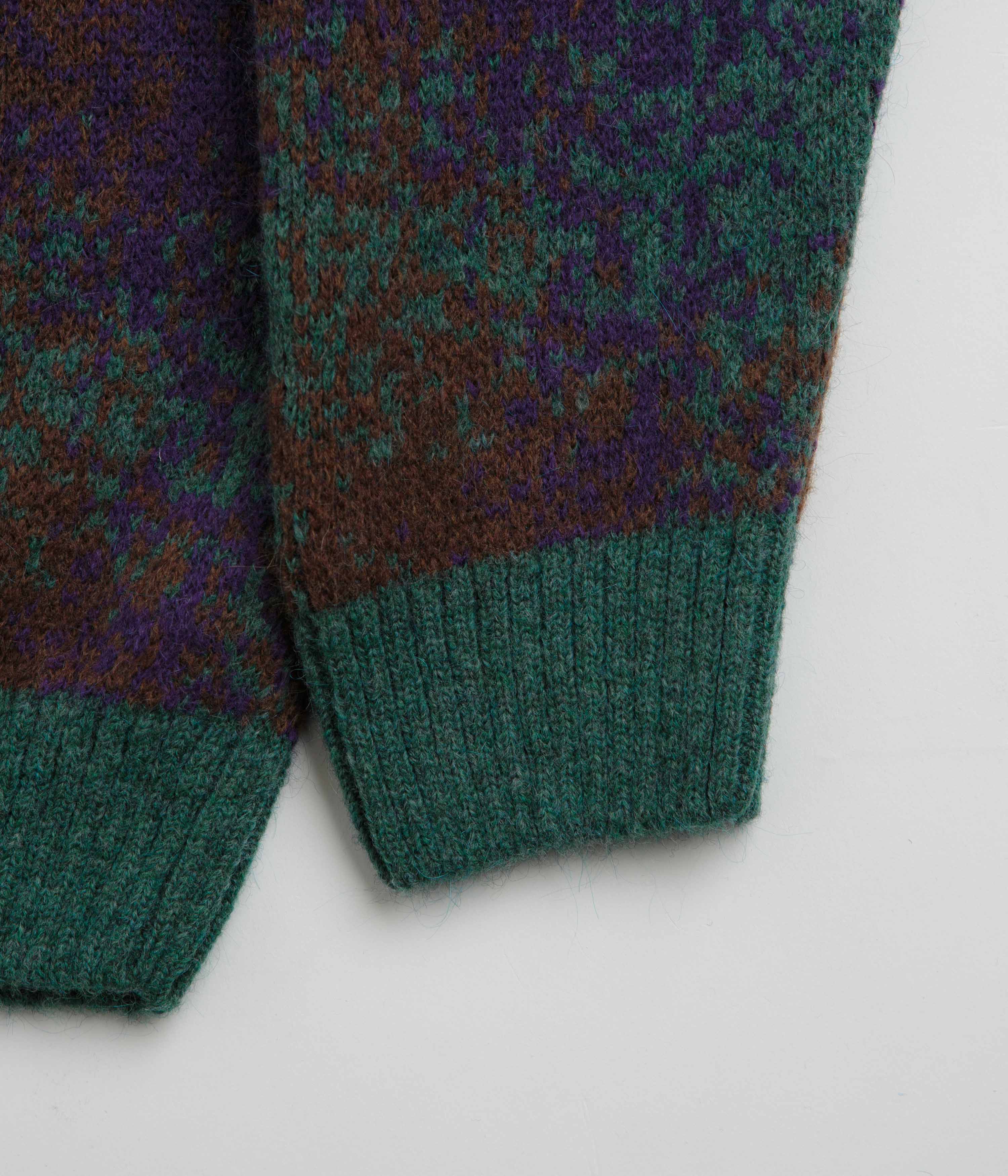 Pop Trading Company Knitted Cardigan - Multicolour / Multicolour - Image 6