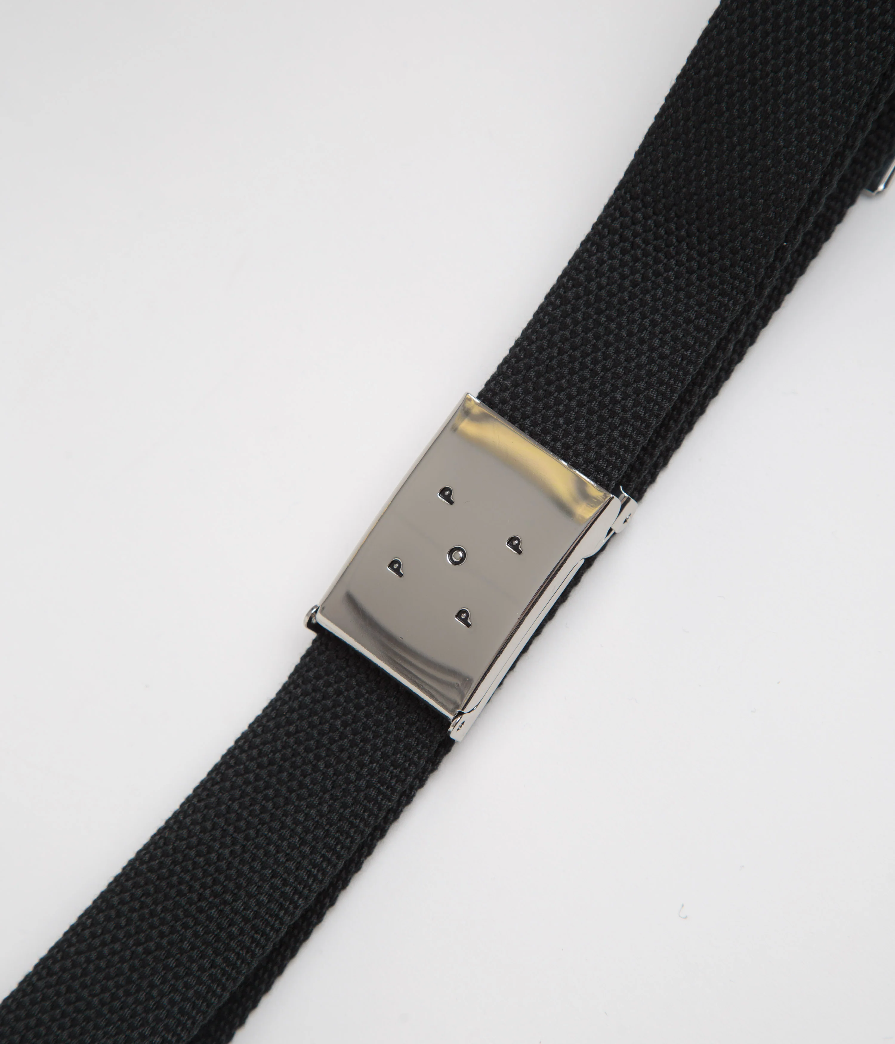 Pop Trading Company Logo Belt - Black - Image 2