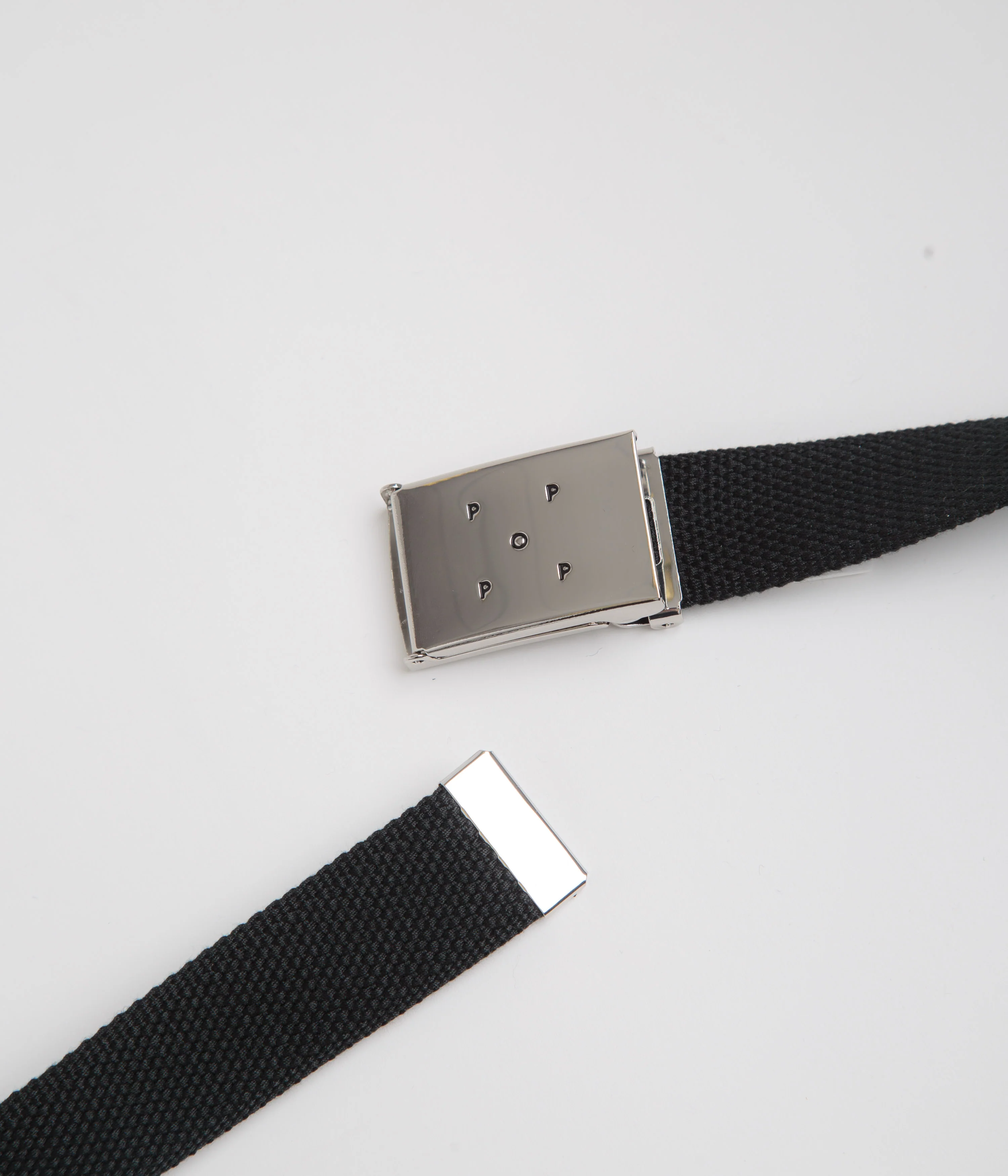 Pop Trading Company Logo Belt - Black - Image 3