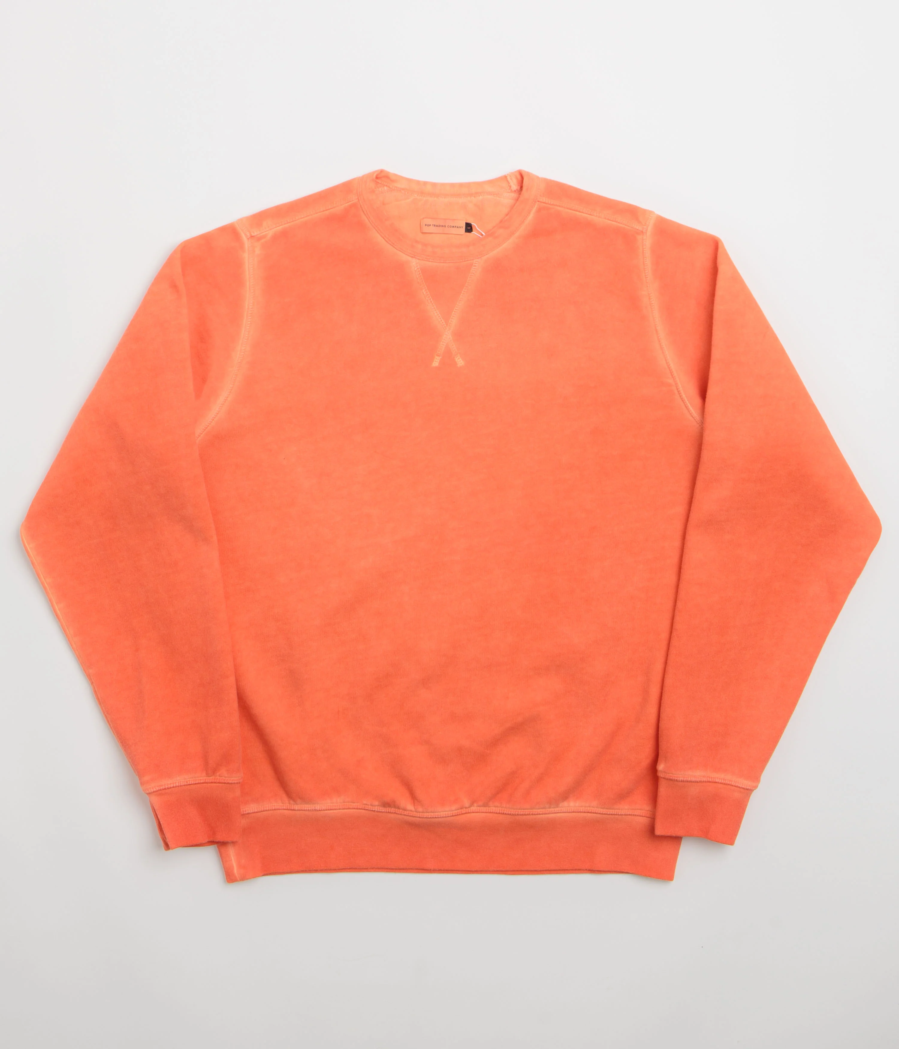 Pop Trading Company Logo Crewneck Sweatshirt - Island Poppy - Image 2
