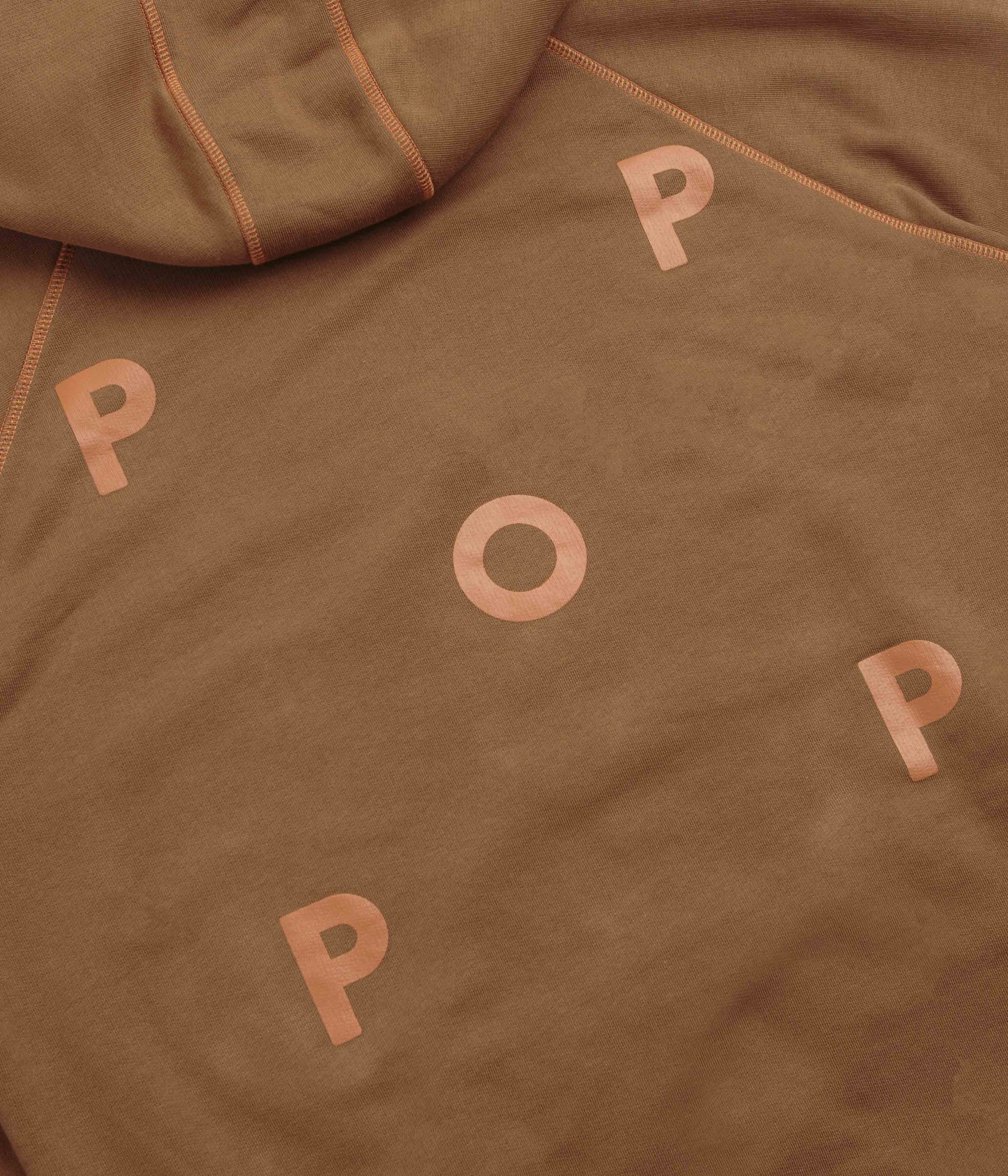 Pop Trading Company Logo Hoodie - Bison - Image 4