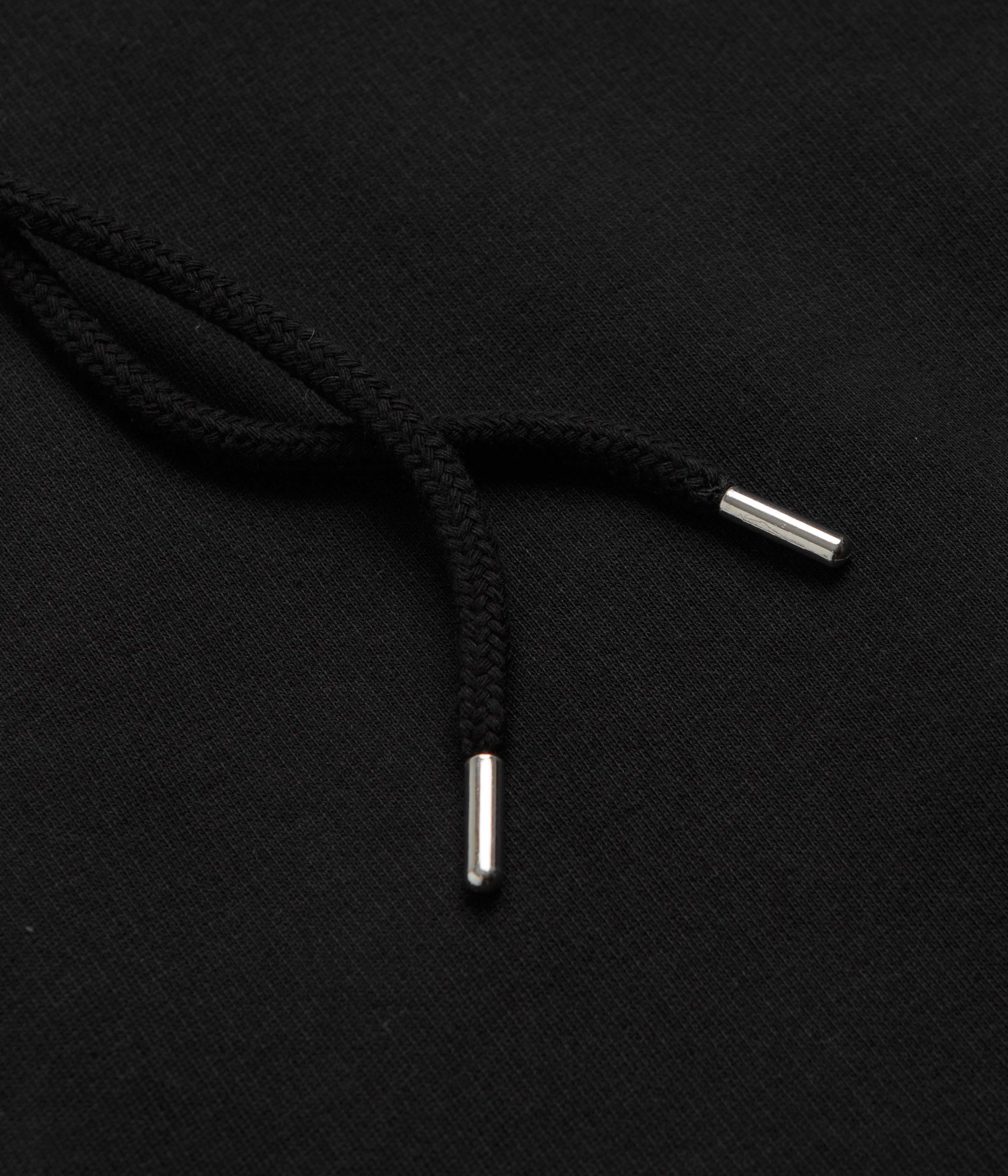Pop Trading Company Logo Hoodie - Black / White - Image 4
