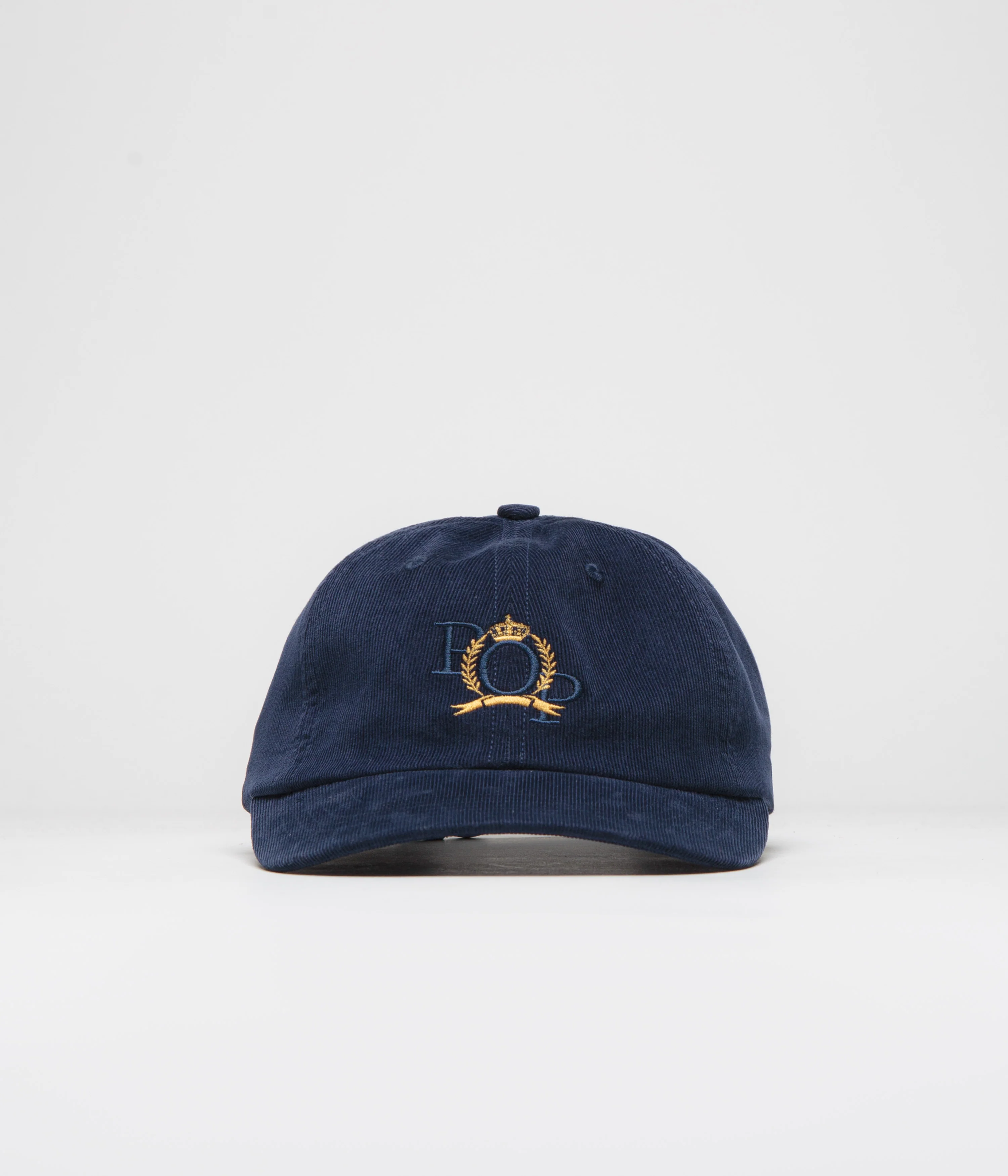 Pop Trading Company Minicord Crest Cap - Navy - Image 2