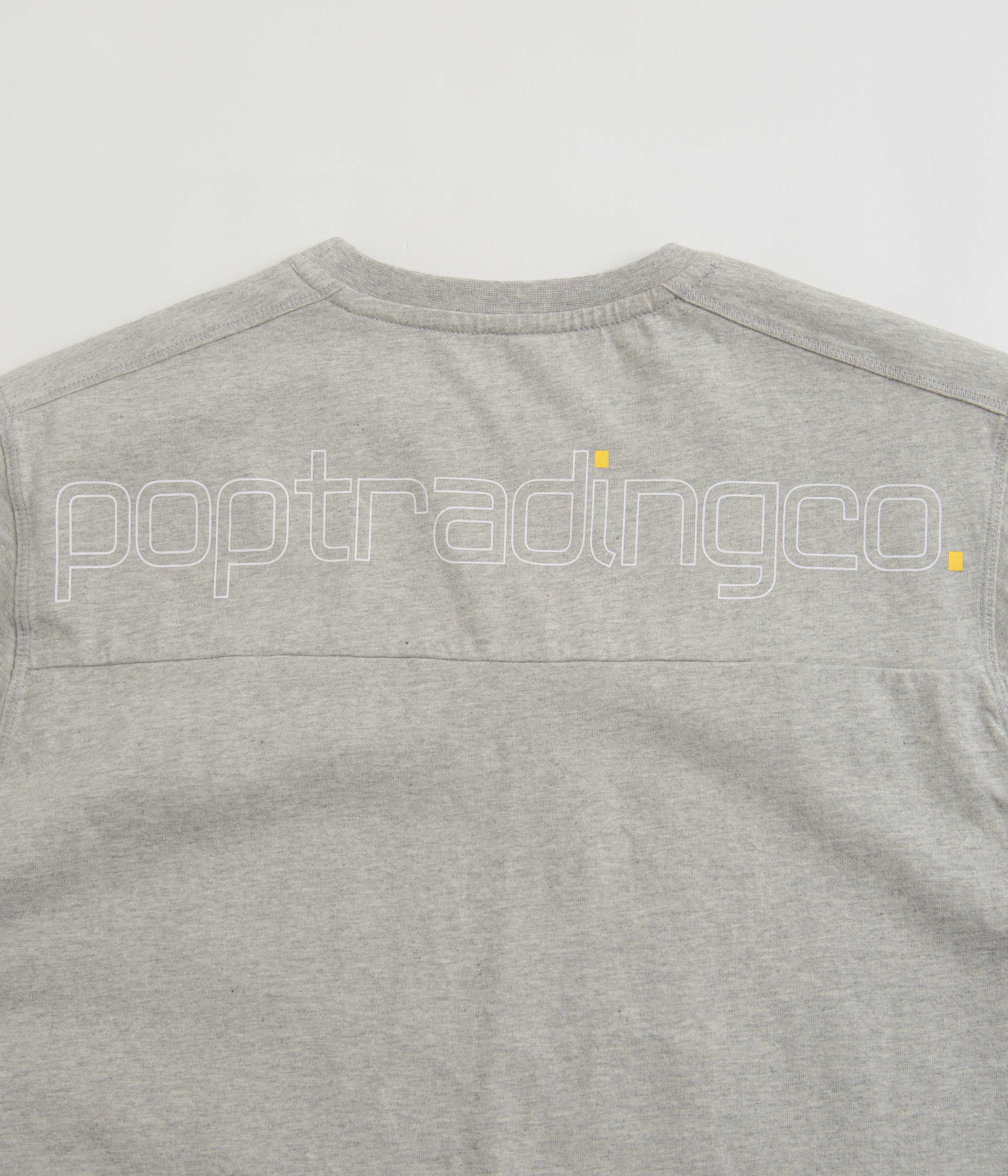 Pop Trading Company Nautica T-Shirt - Grey Heather - Image 3