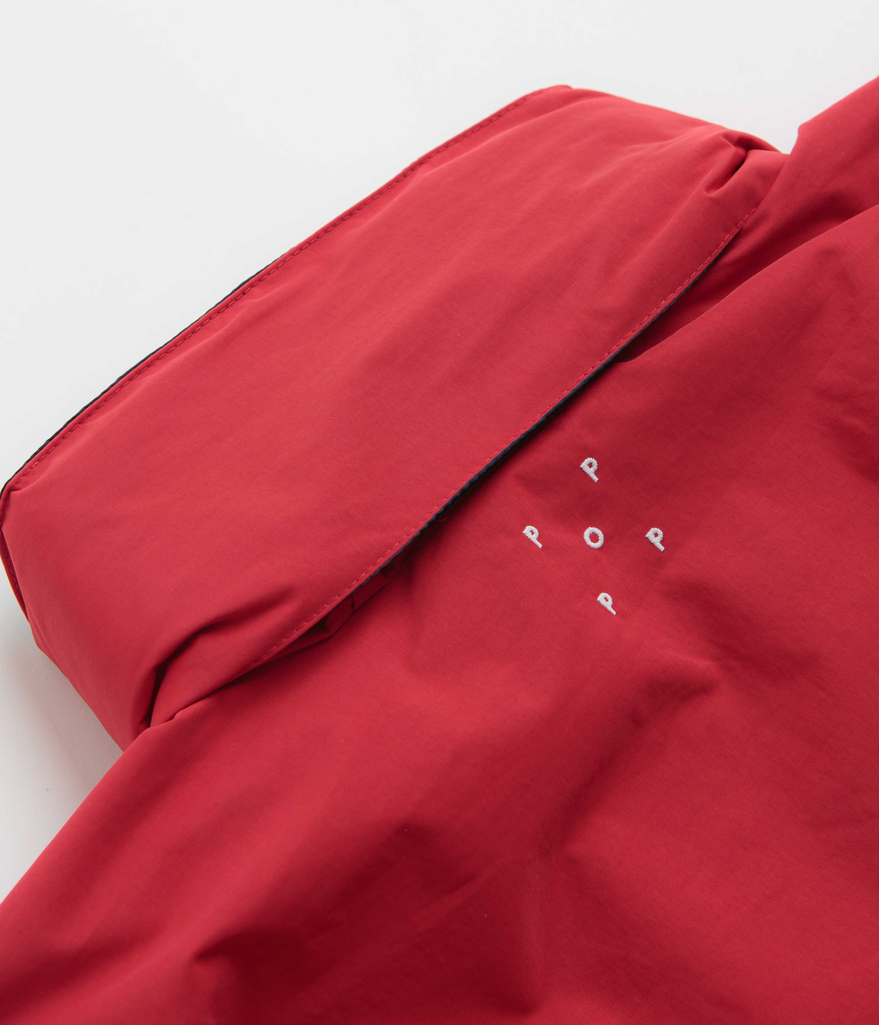 Pop Trading Company Nautical Jacket - Haute Red / Navy - Image 9
