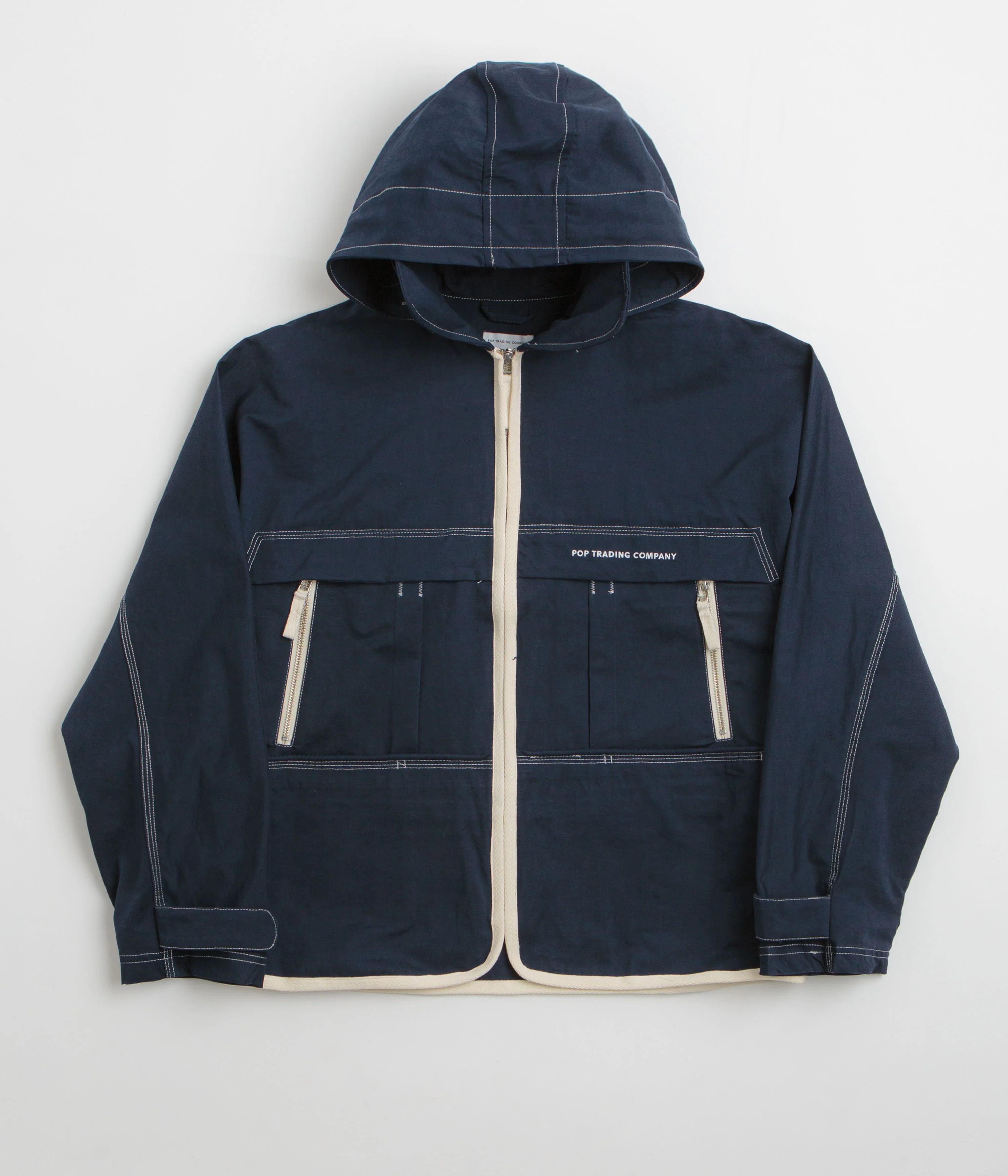 Pop Trading Company New City Jacket - Navy - Image 5