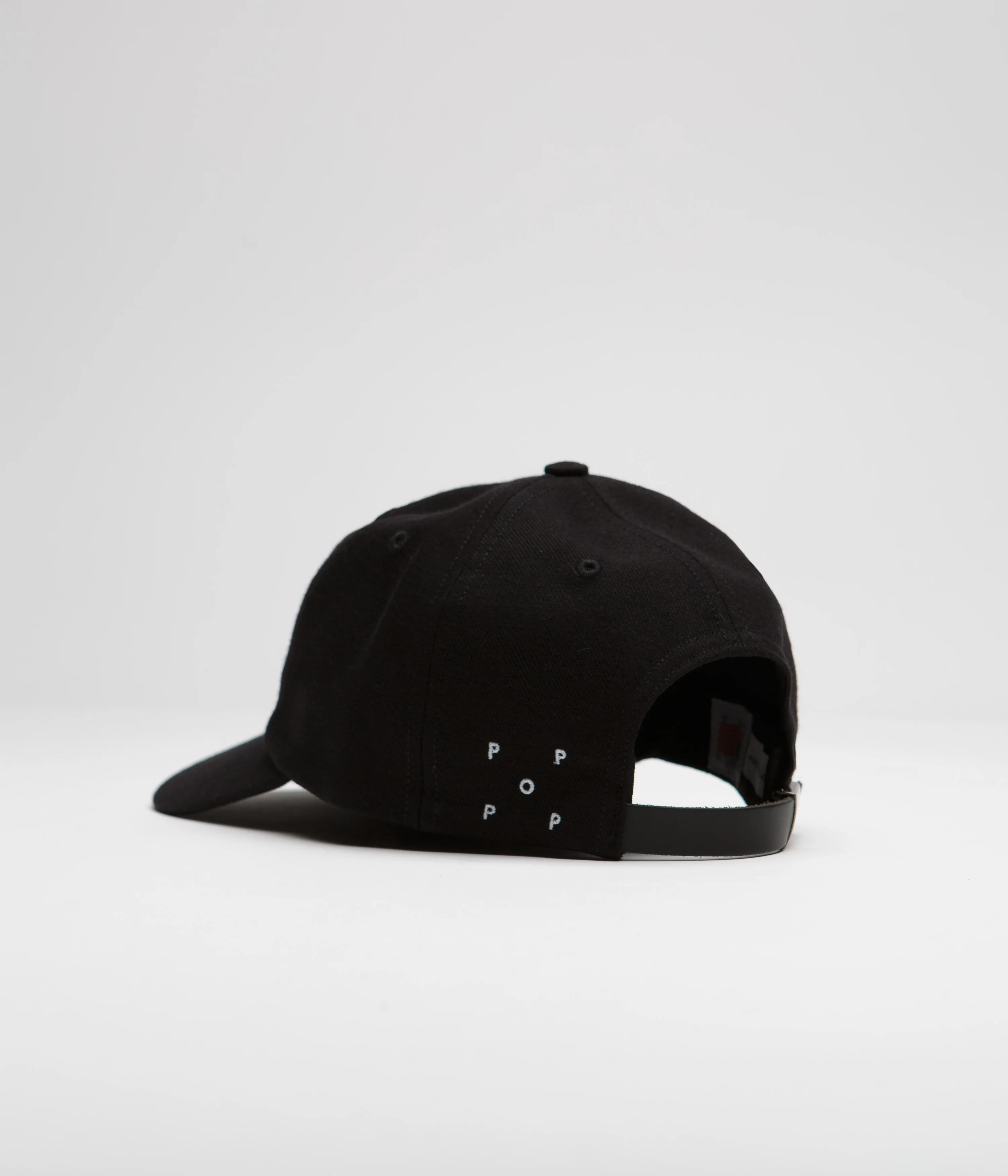 Pop Trading Company O Cap - Black / White - Image 4