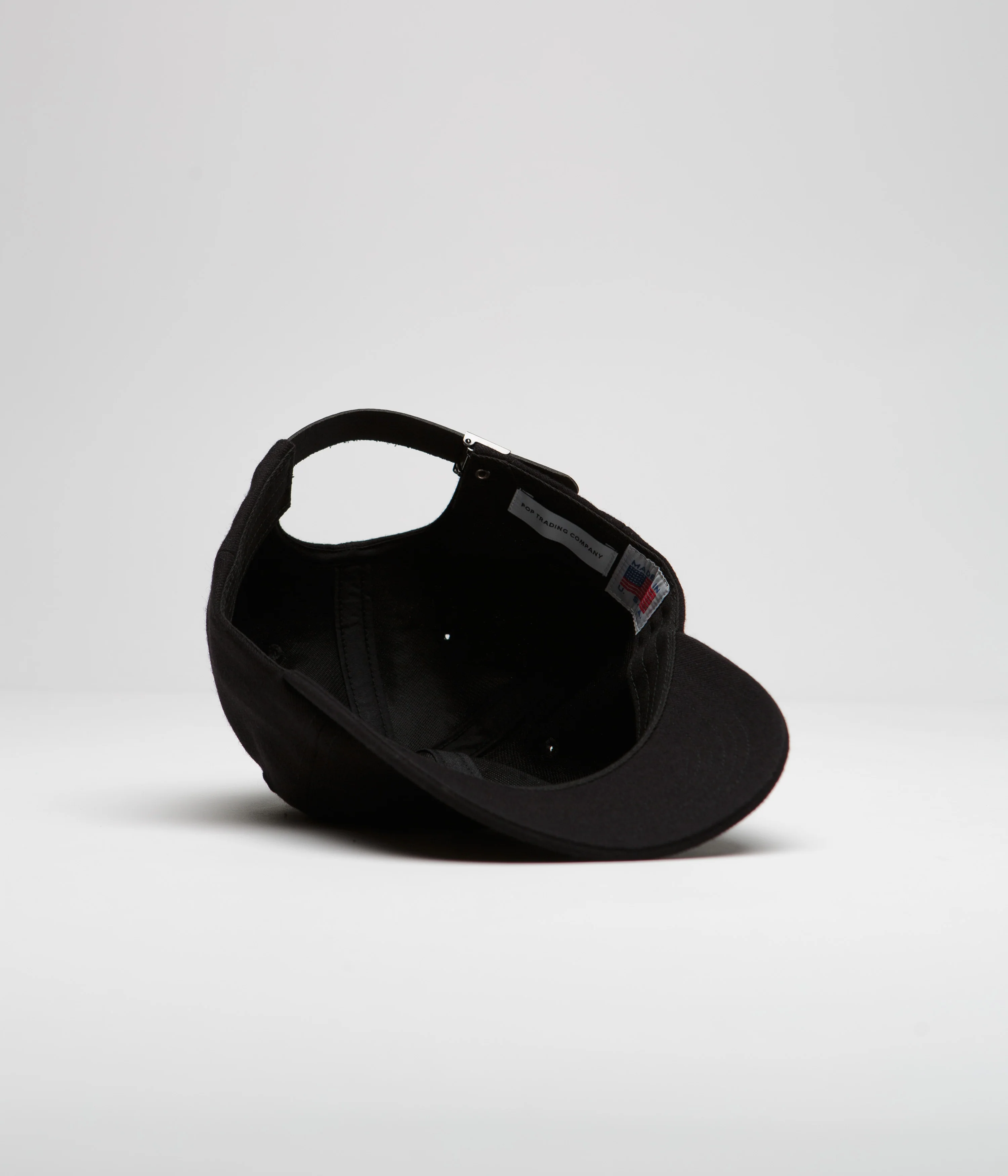 Pop Trading Company O Cap - Black / White - Image 5