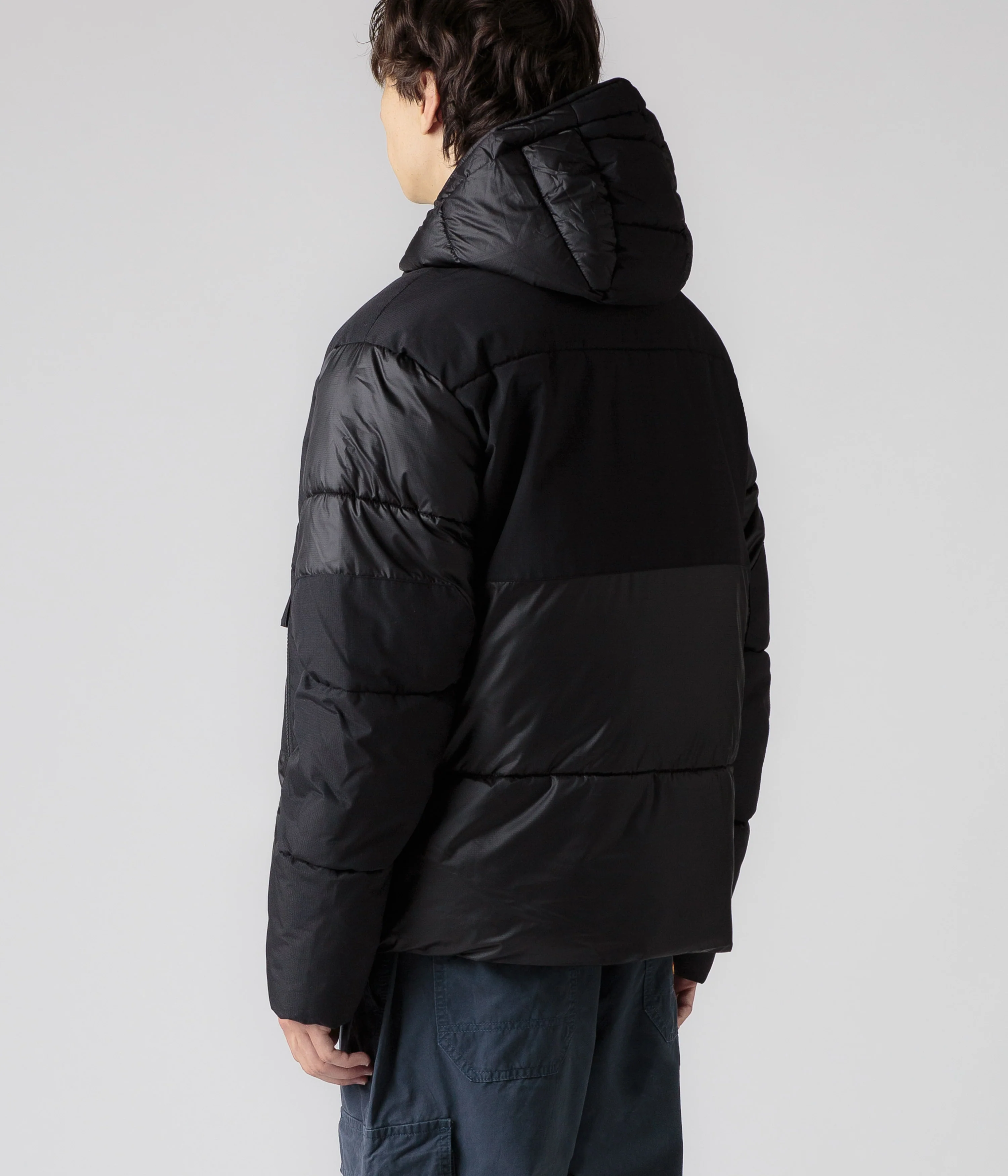 Pop Trading Company Puffer Jacket - Black - Image 11