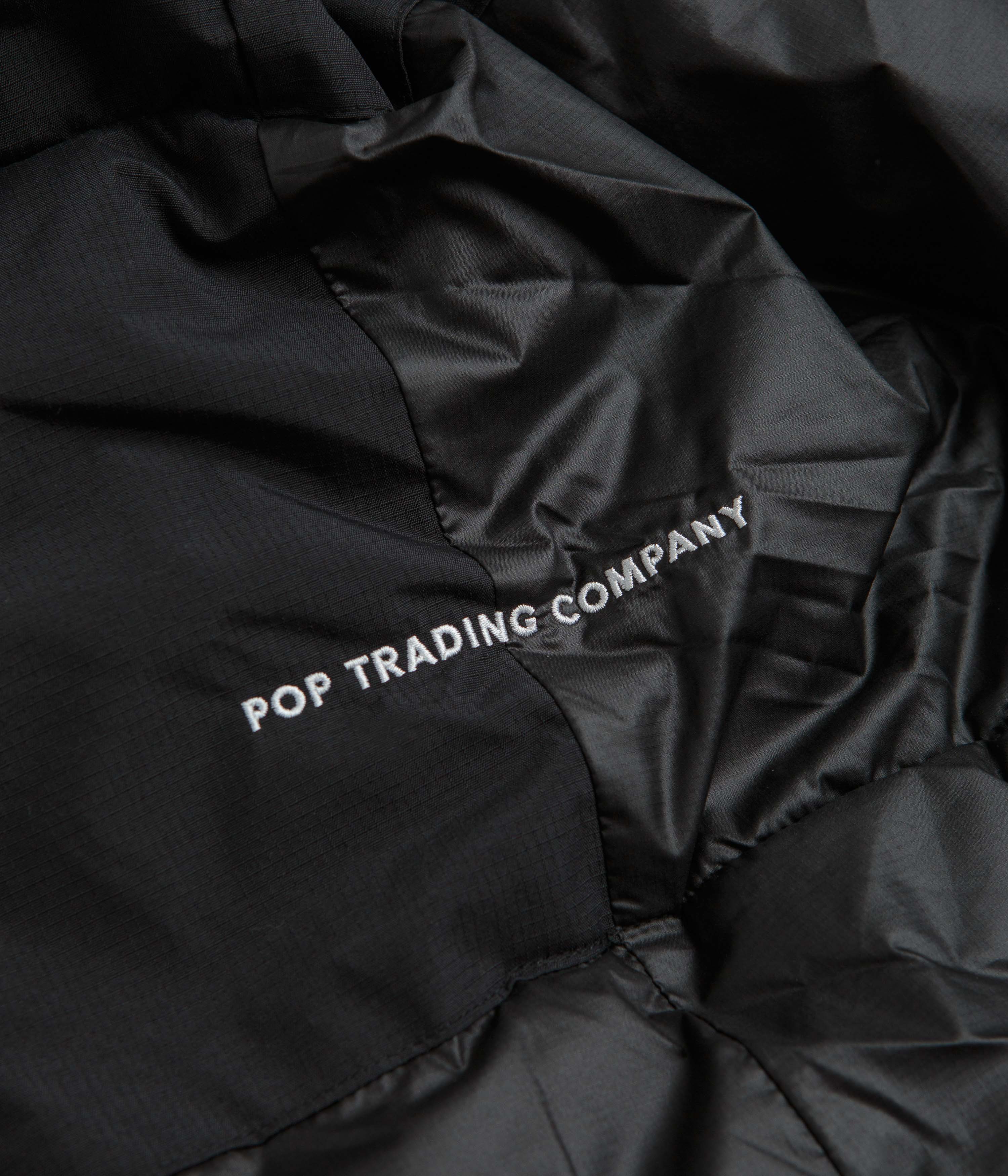 Pop Trading Company Puffer Jacket - Black - Image 6
