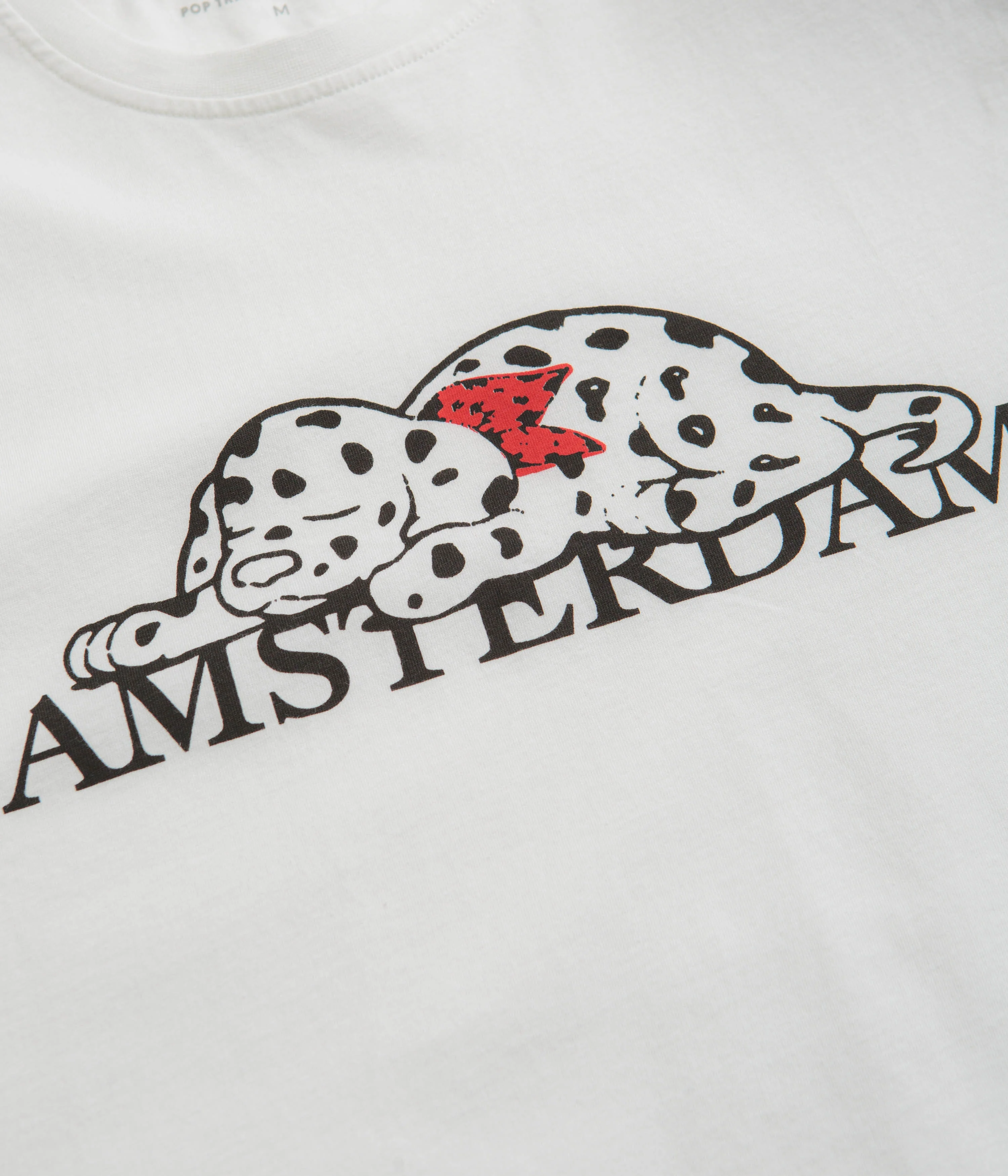 Pop Trading Company Pup Amsterdam T-Shirt - White - Image 3