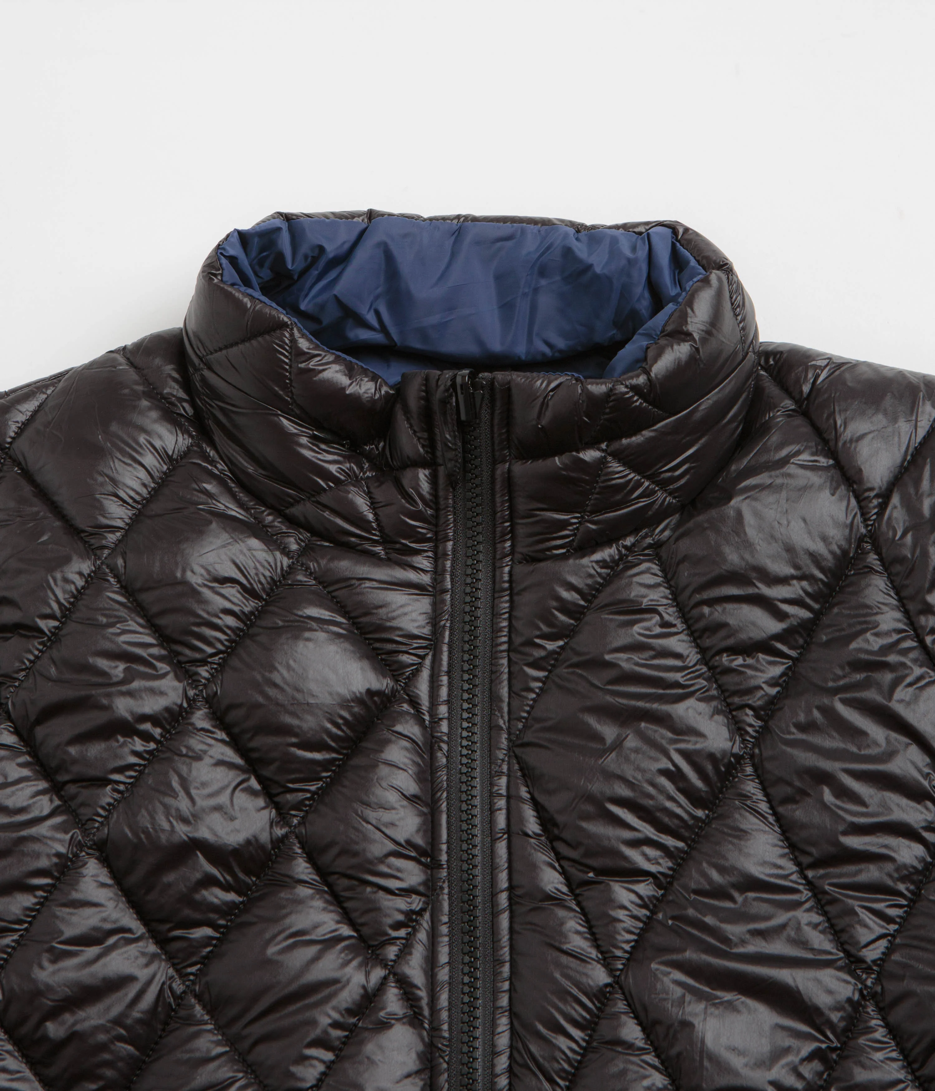 Pop Trading Company Quilted Reversible Jacket - Black - Image 5