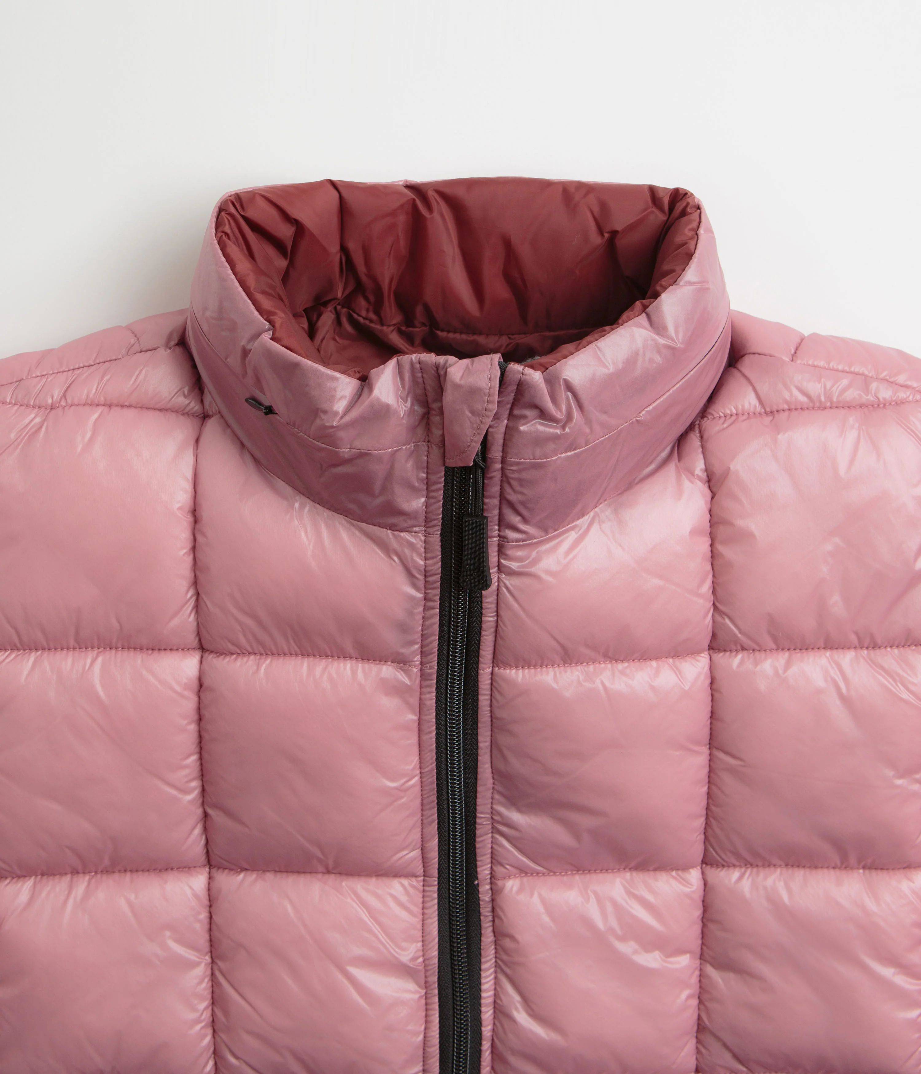 Pop Trading Company Quilted Reversible Puffer Jacket - Mesa Rose / Fired Brick - Image 4