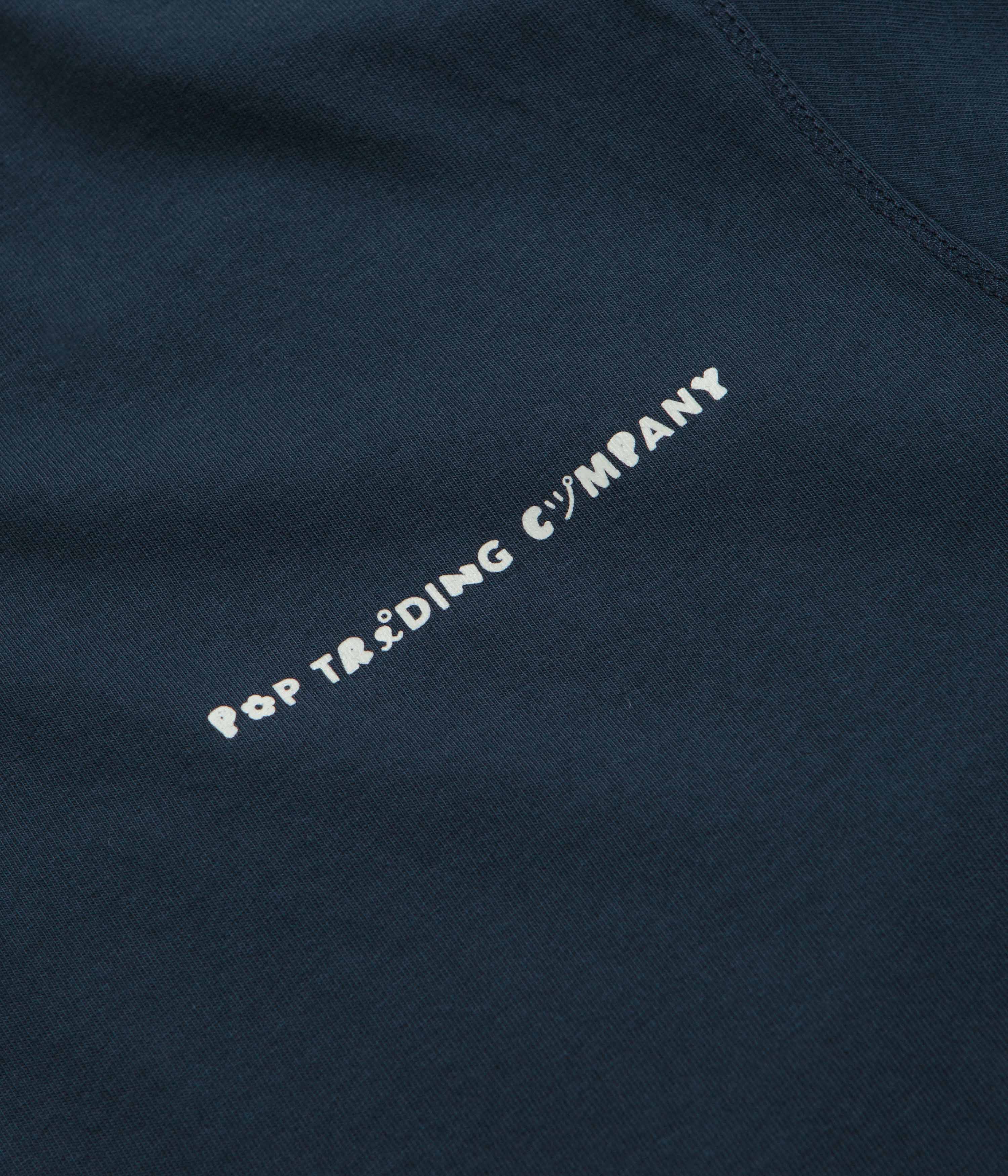 Pop Trading Company Reni T-Shirt - Navy / Glow In The Dark - Image 4