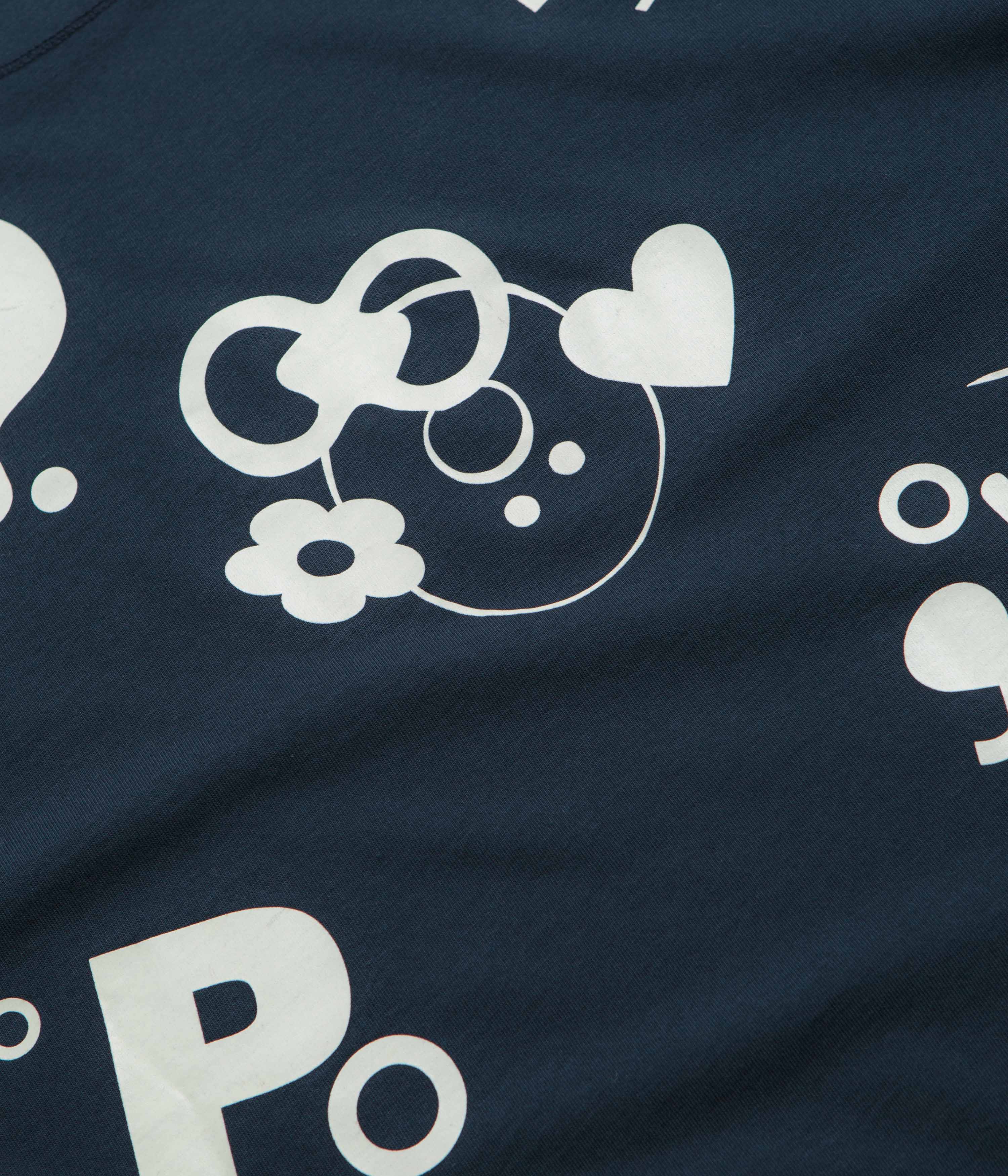 Pop Trading Company Reni T-Shirt - Navy / Glow In The Dark - Image 5