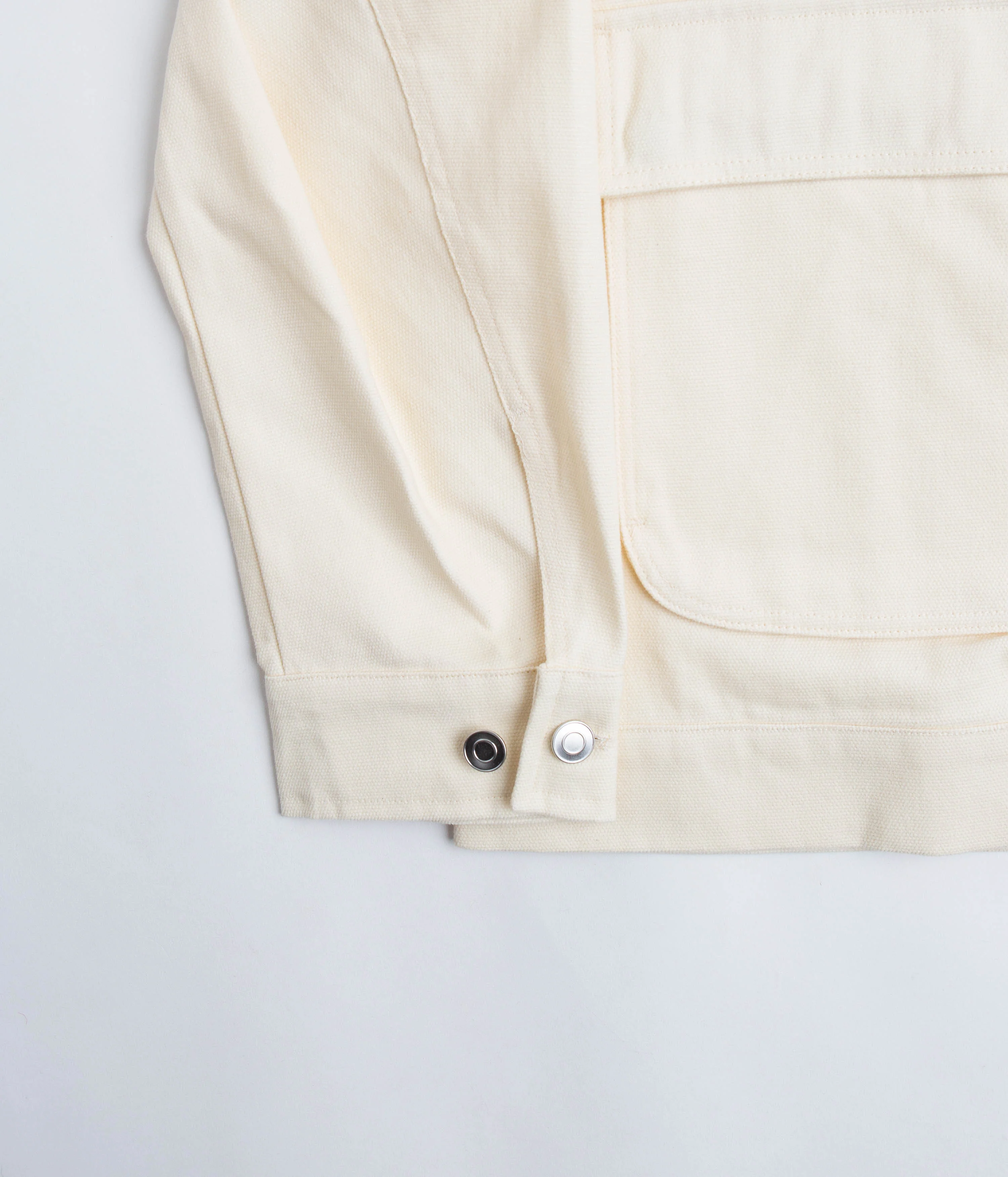 Pop Trading Company ROP Full Zip Jacket - Off White - Image 4
