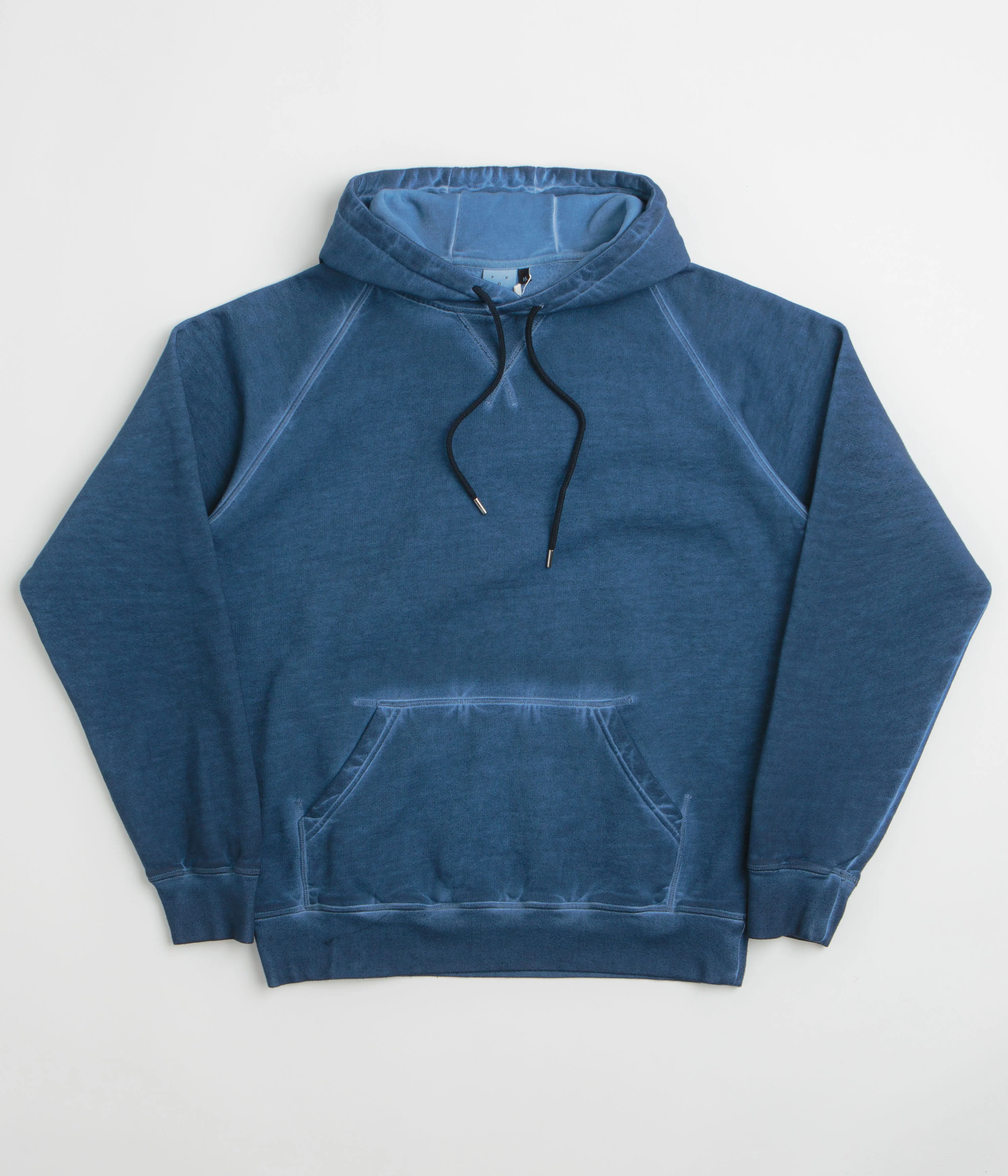 Pop Trading Company Stencil Logo Hoodie - Navy - Image 2