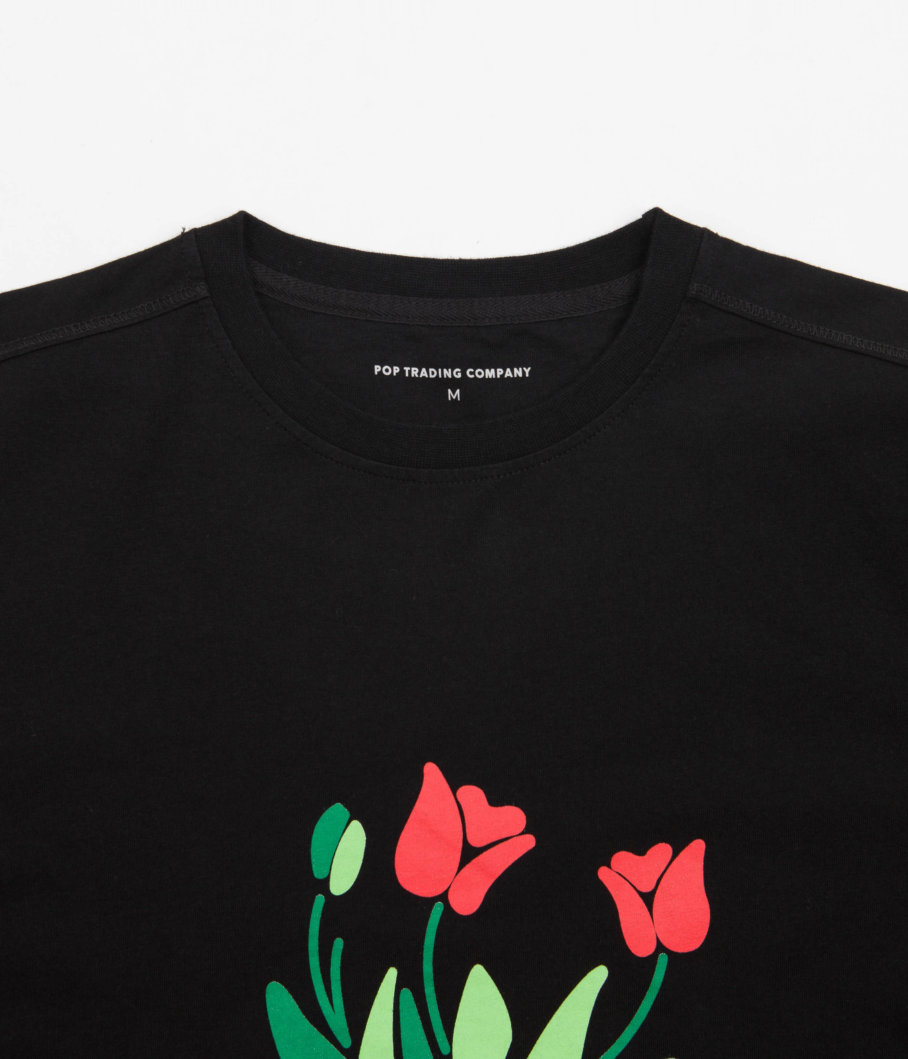 Pop Trading Company Tulip T-Shirt - Black - Image 3