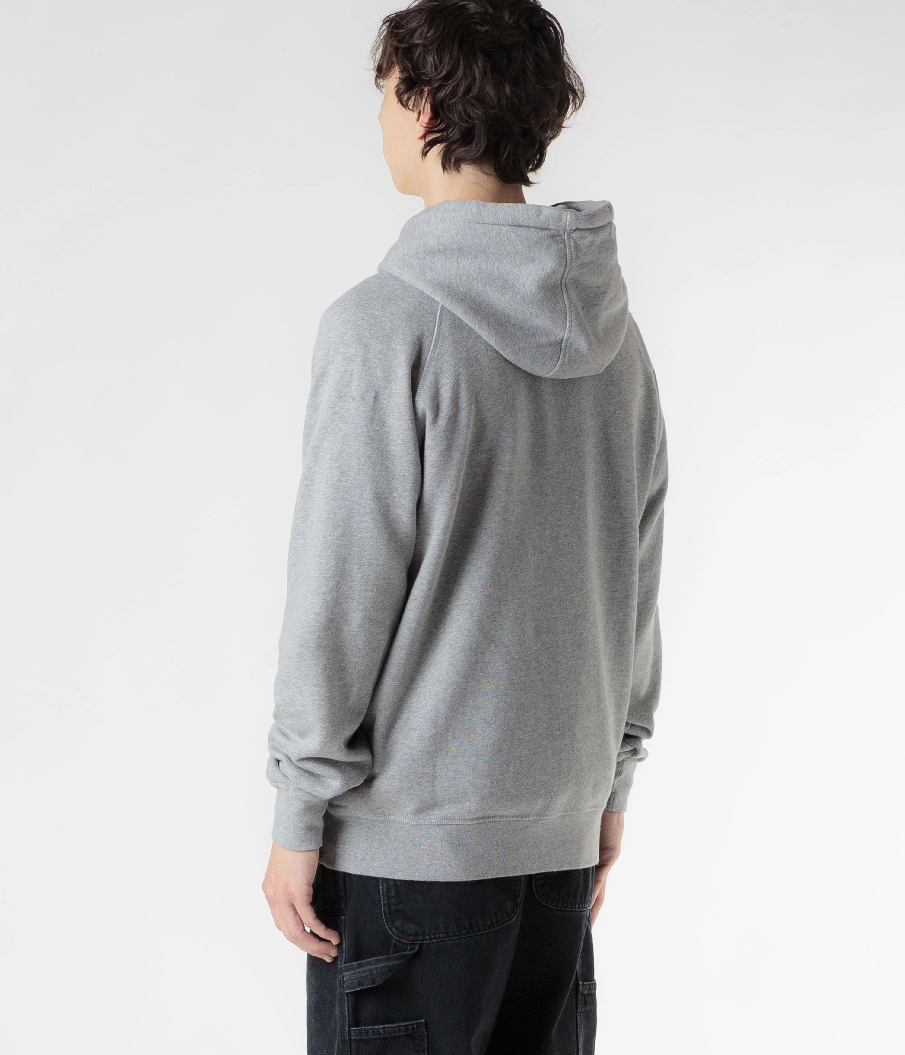 Pop Trading Company x Miffy Big P Hoodie - Light Grey Heather - Image 9