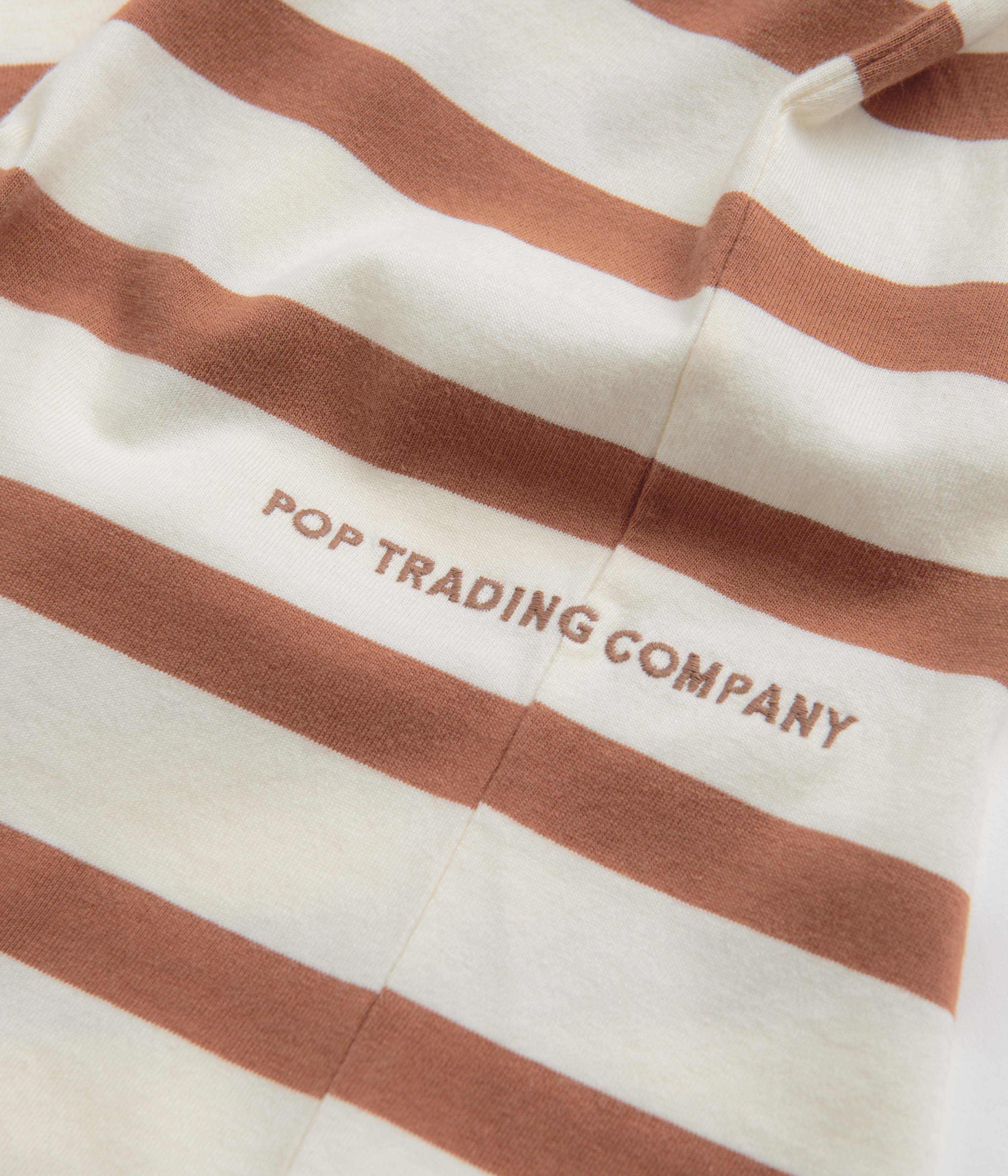 Pop Trading Company x Miffy Embroidered Striped Long Sleeve T-Shirt - Multi - Image 4