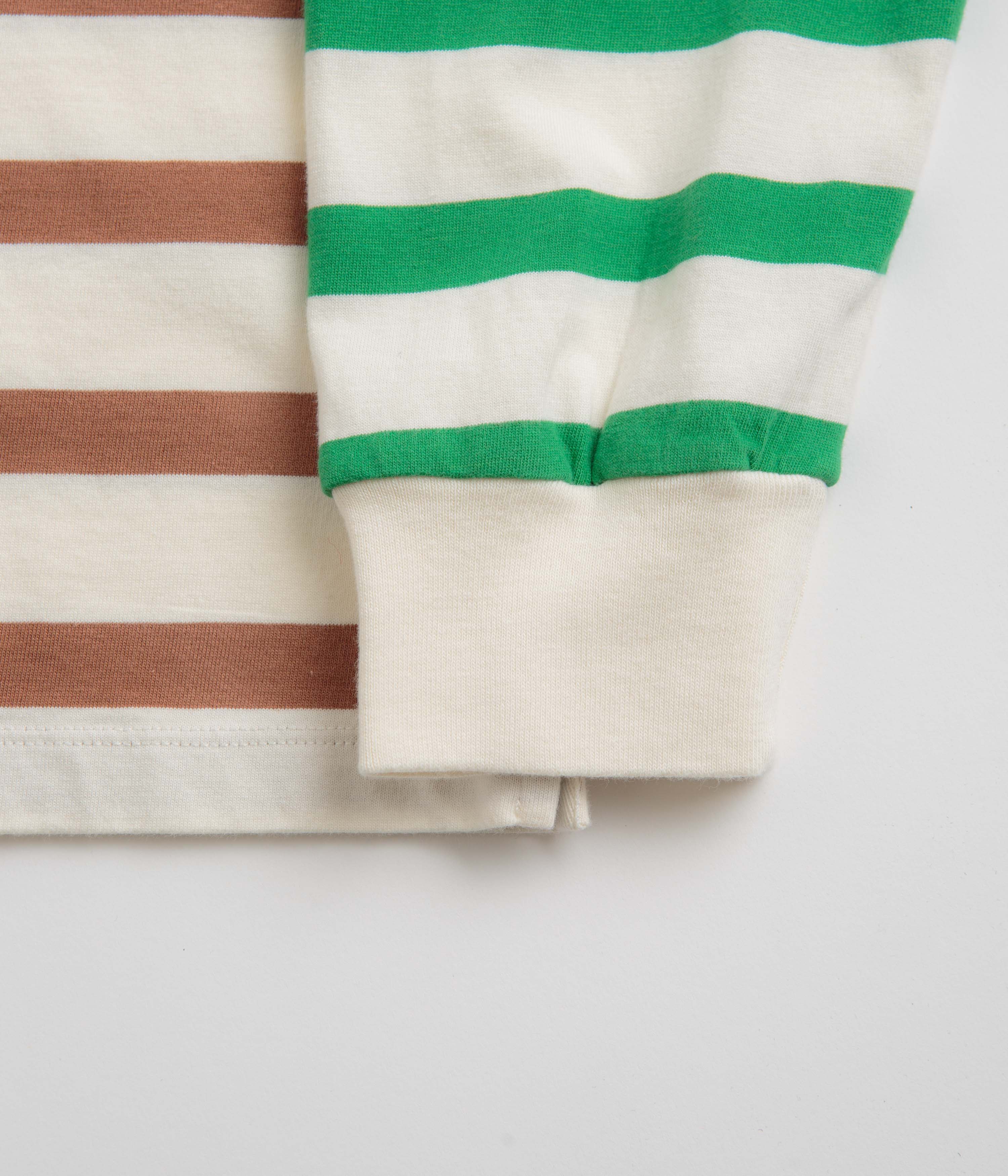 Pop Trading Company x Miffy Embroidered Striped Long Sleeve T-Shirt - Multi - Image 5