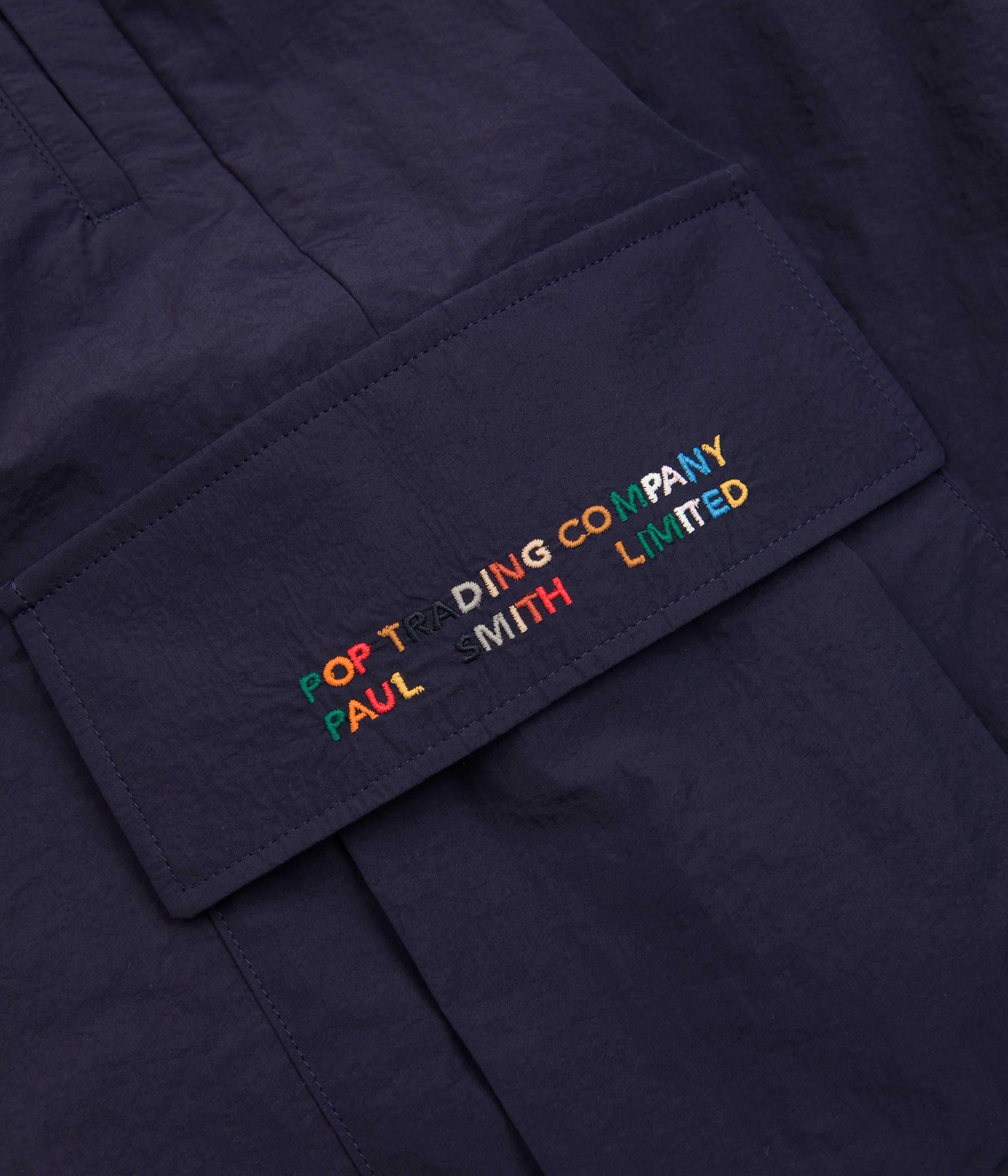 Pop Trading Company x Paul Smith Cargo Pants - Very Dark Navy - Image 7