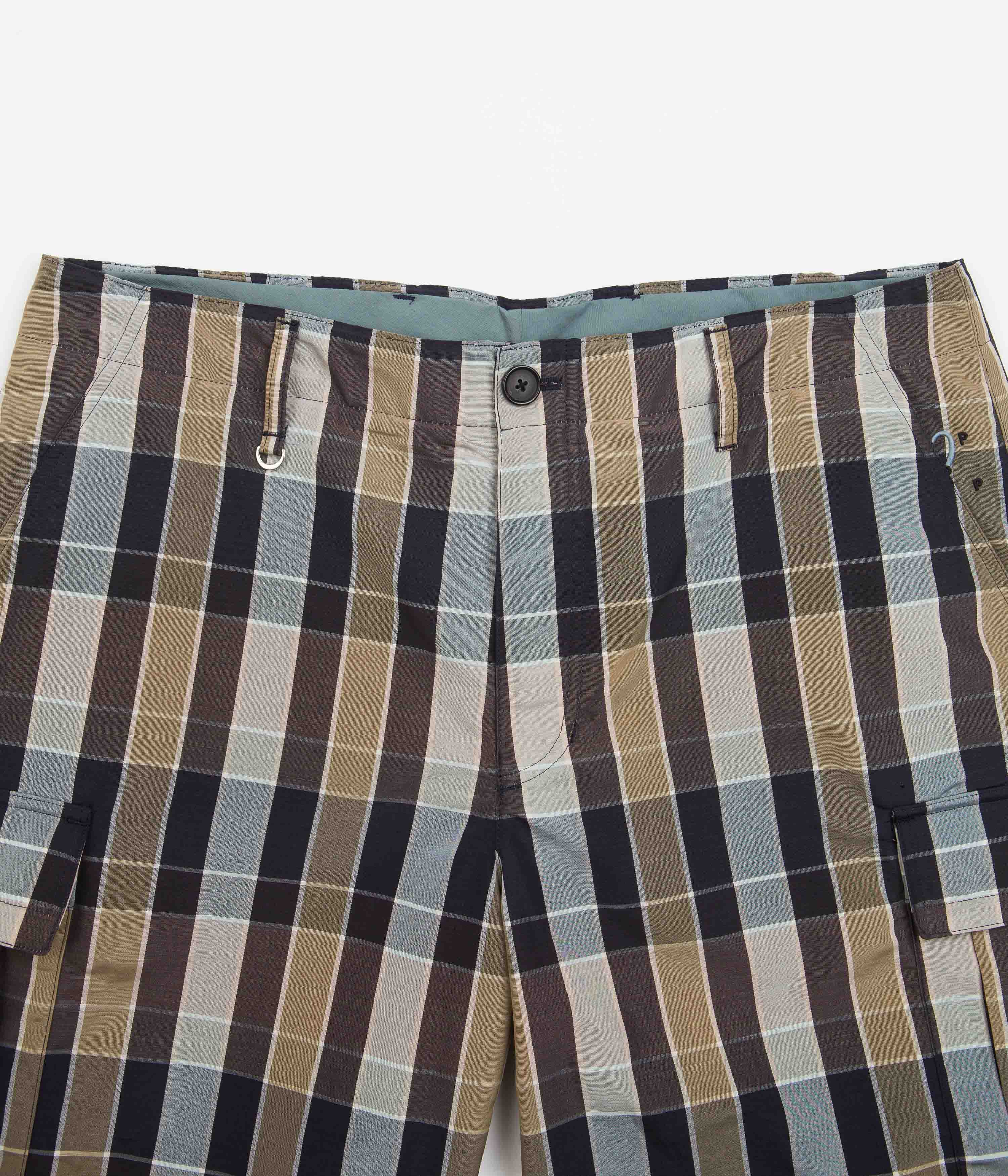 Pop Trading Company x Paul Smith Cargo Shorts - Blue - Image 4
