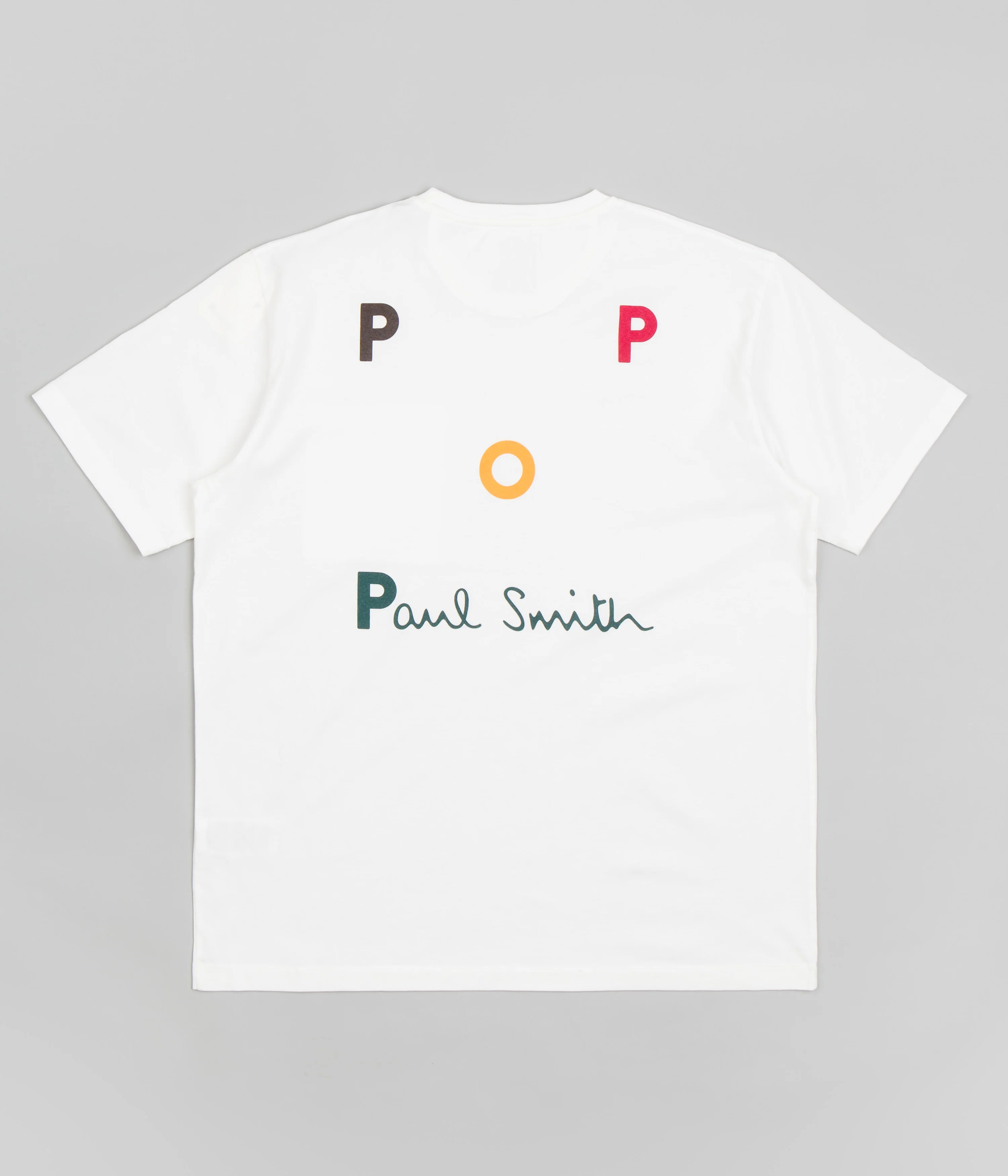 Pop Trading Company x Paul Smith Embroidered Logo T-Shirt - White