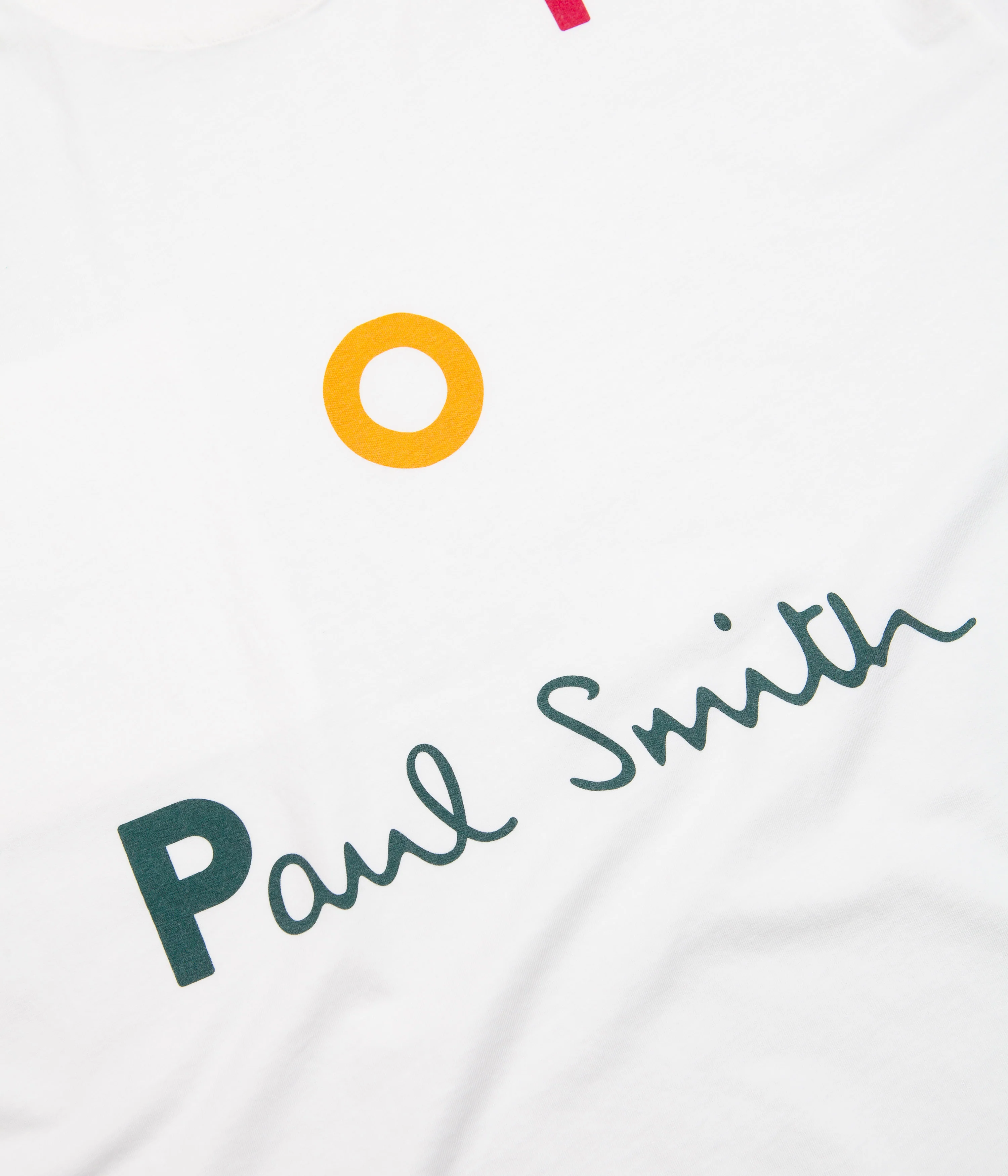 Pop Trading Company x Paul Smith Embroidered Logo T-Shirt - White - Image 5