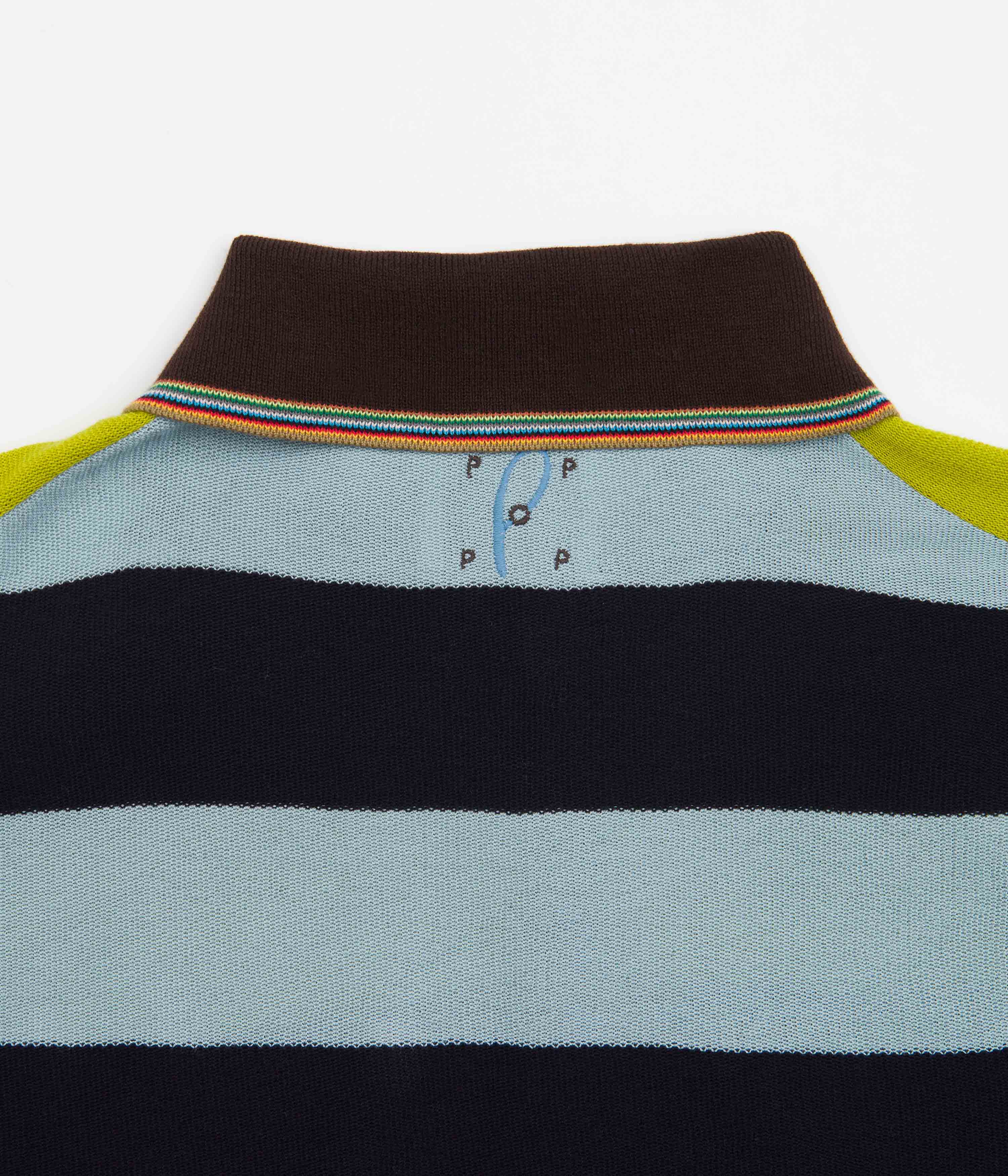 Pop Trading Company x Paul Smith Polo Shirt - Golden Yellow - Image 4