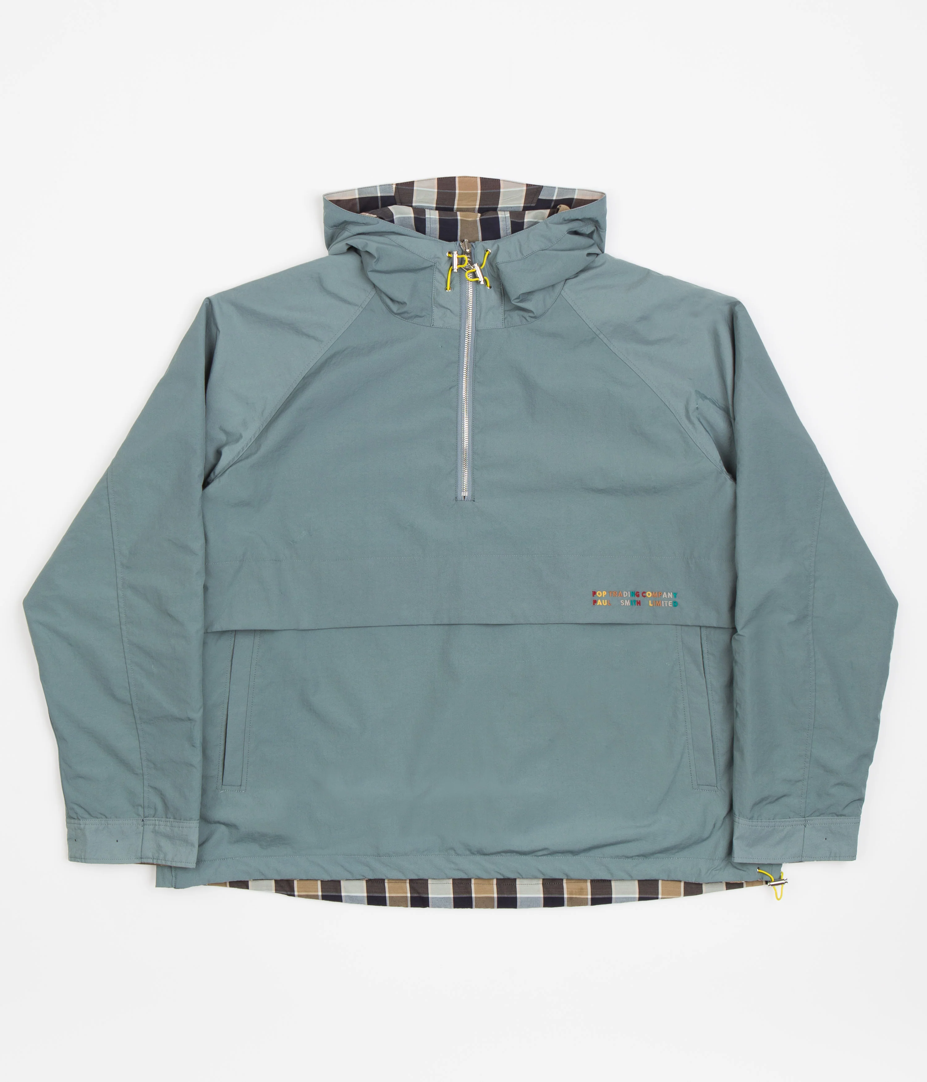 Pop Trading Company x Paul Smith Reversible Cagoule - Blue - Image 7
