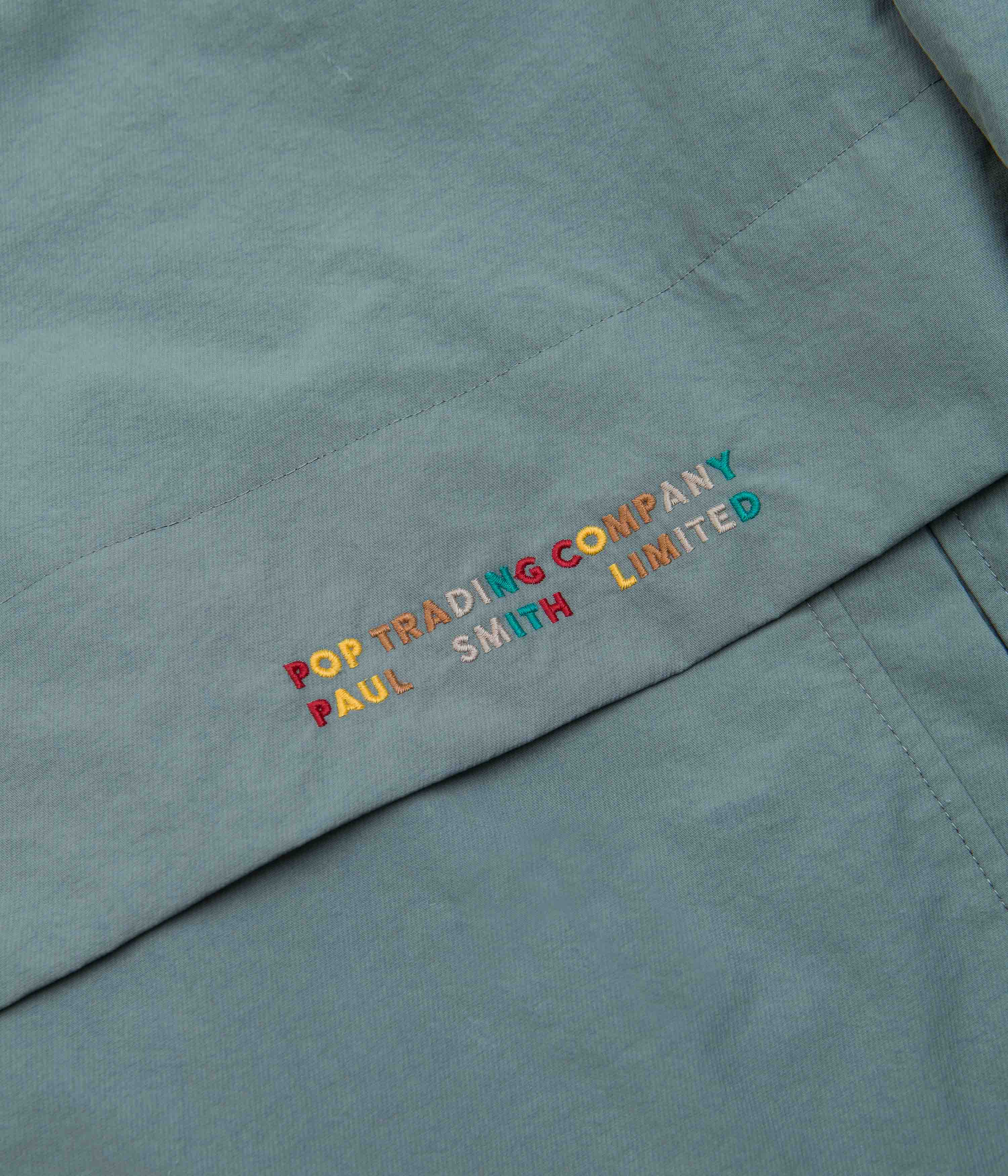 Pop Trading Company x Paul Smith Reversible Cagoule - Blue - Image 9