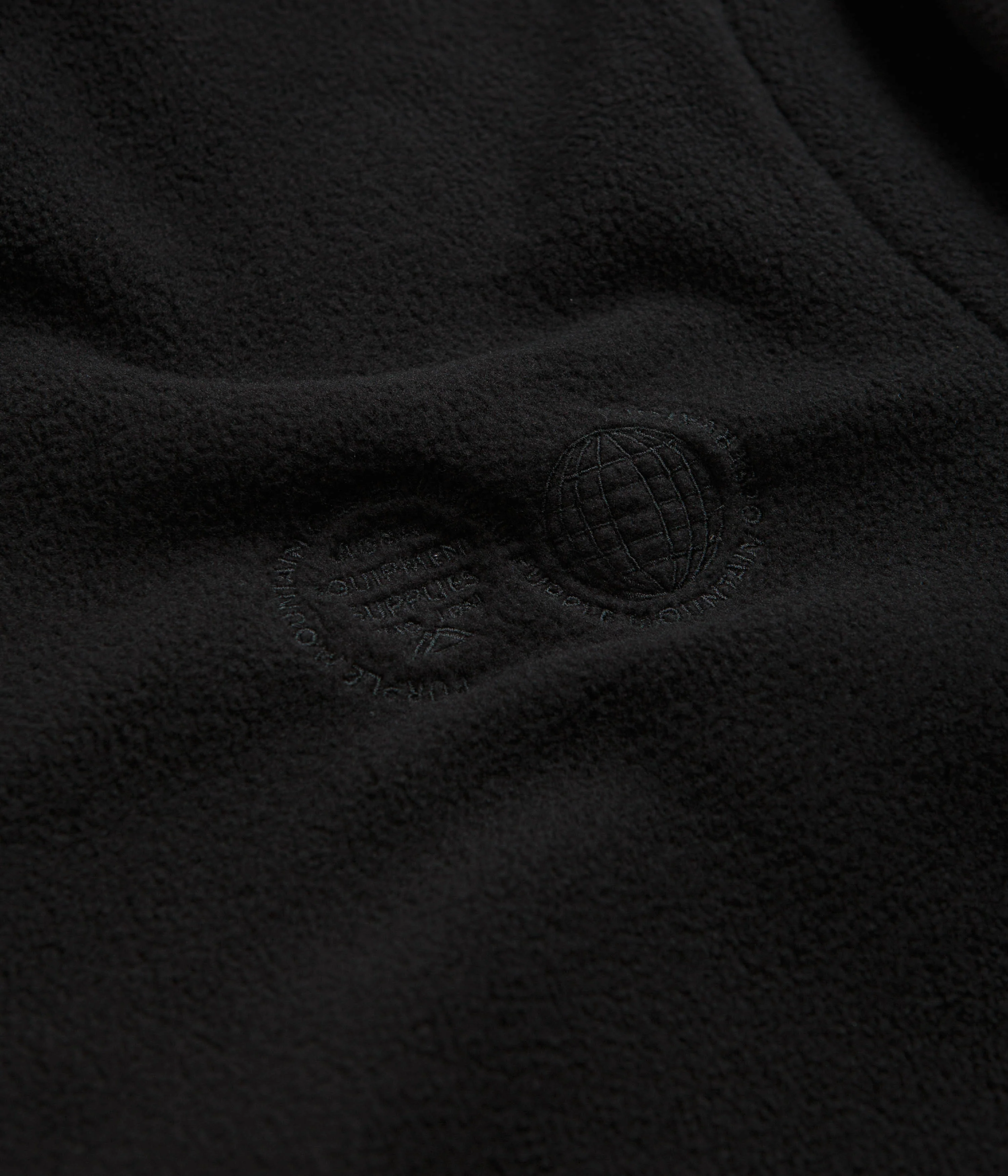 Purple Mountain Observatory Balaclava Fleece Hoodie - Black - Image 3