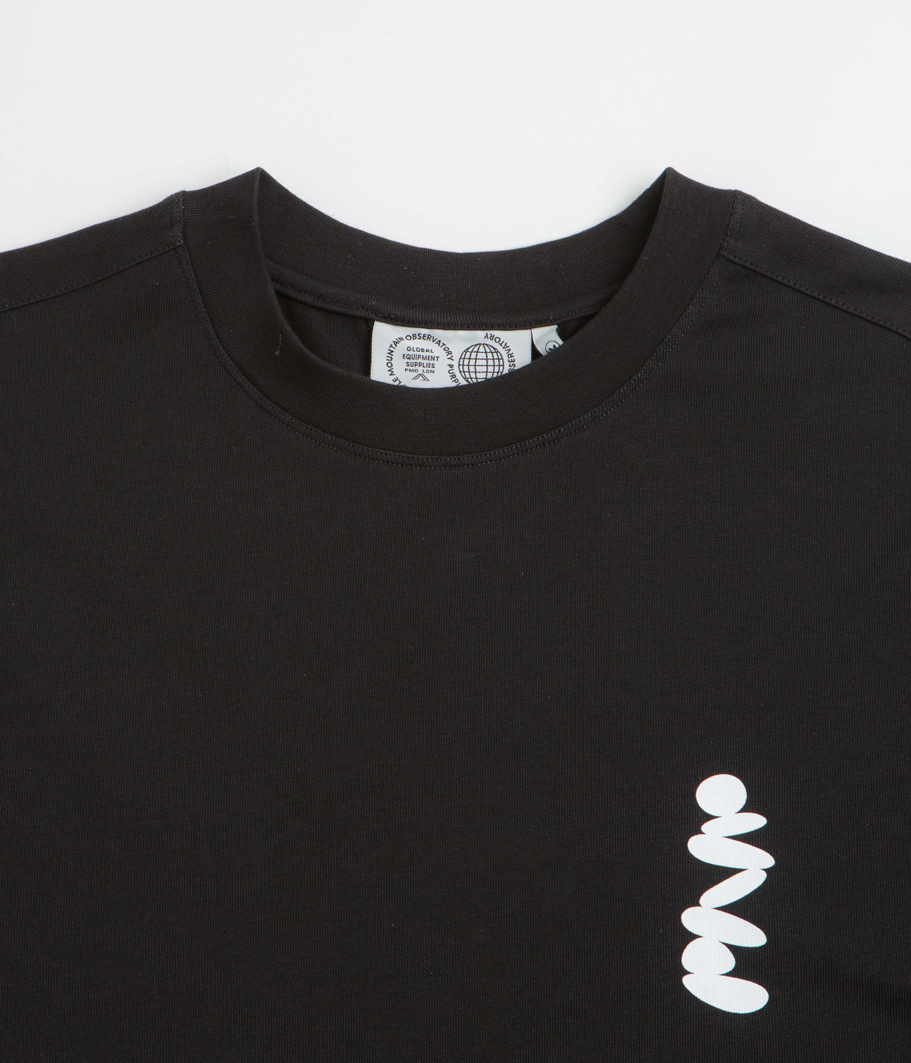Purple Mountain Observatory Boulders T-Shirt - Black - Image 3