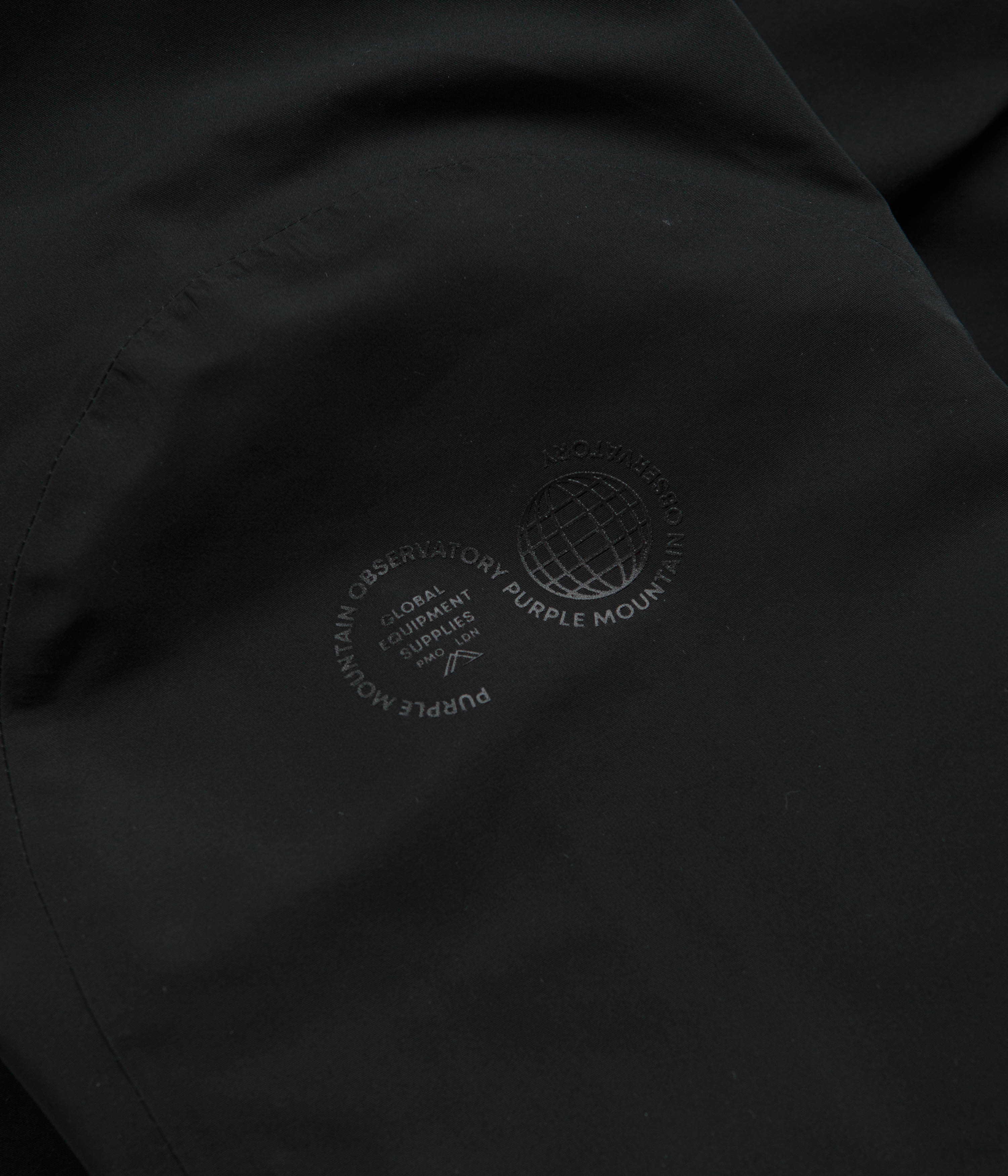 Purple Mountain Observatory Climate Overshirt Jacket - Black - Image 7