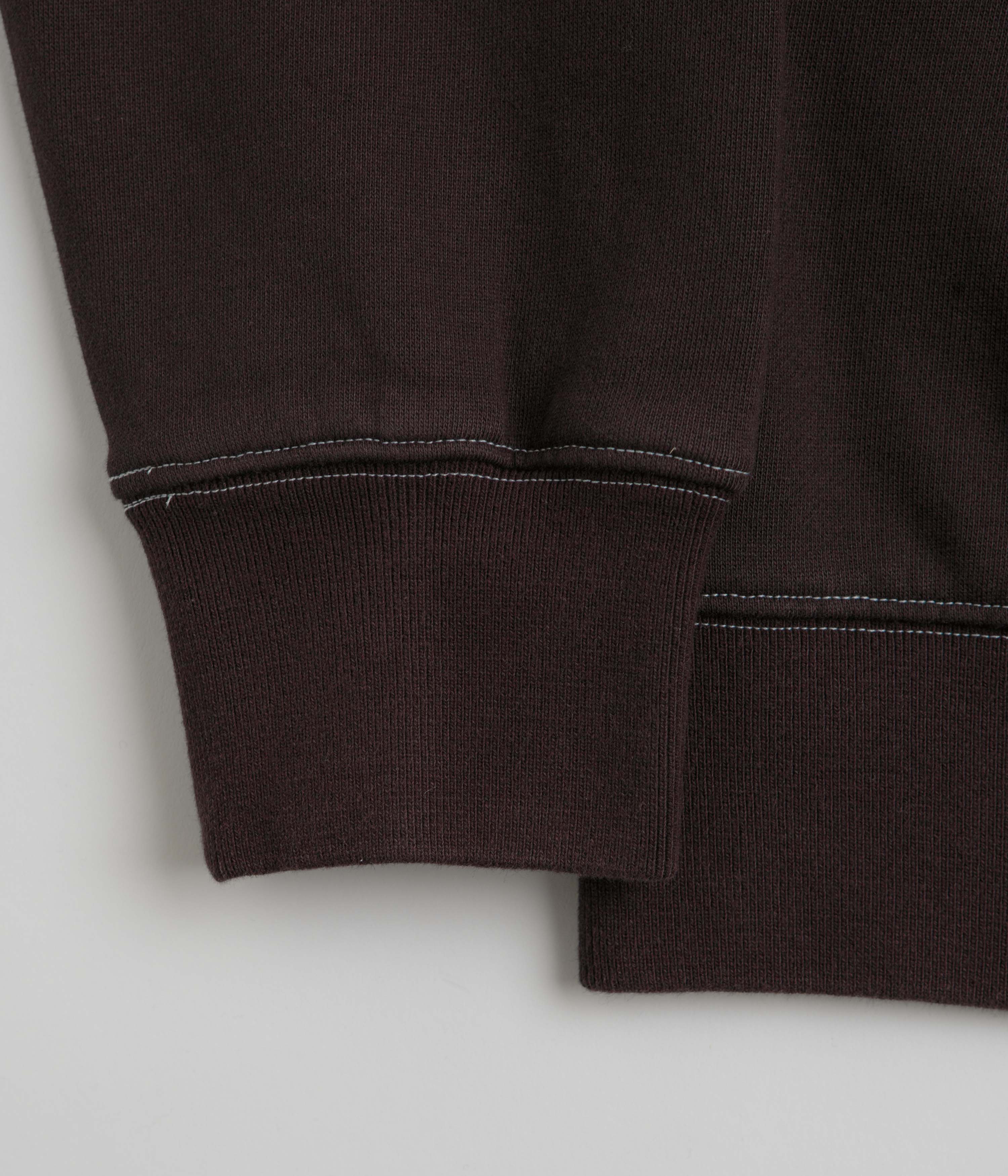 Purple Mountain Observatory Garment Dye Hoodie - Chocolate - Image 4