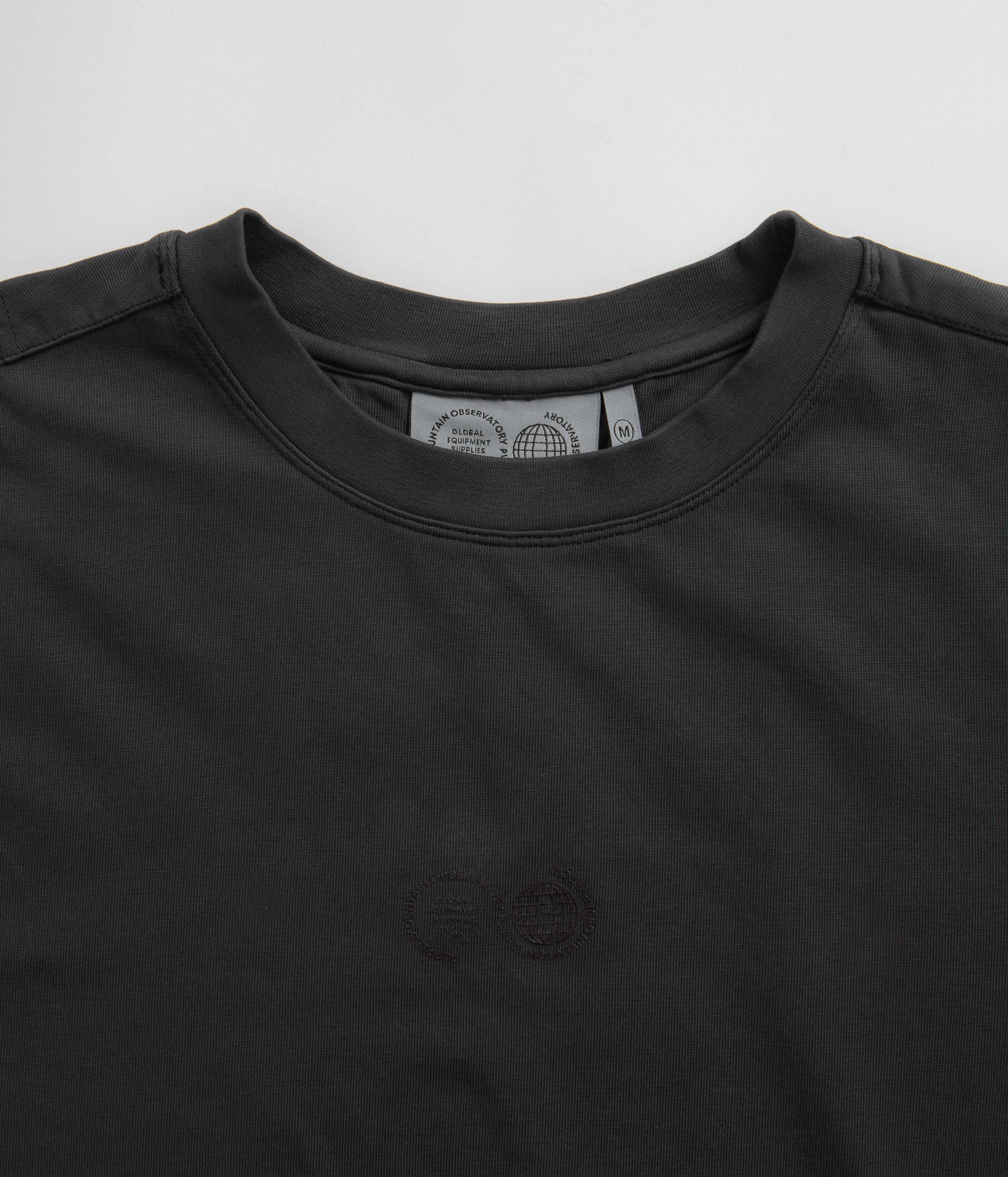 Purple Mountain Observatory Garment Dyed T-Shirt - Black - Image 3