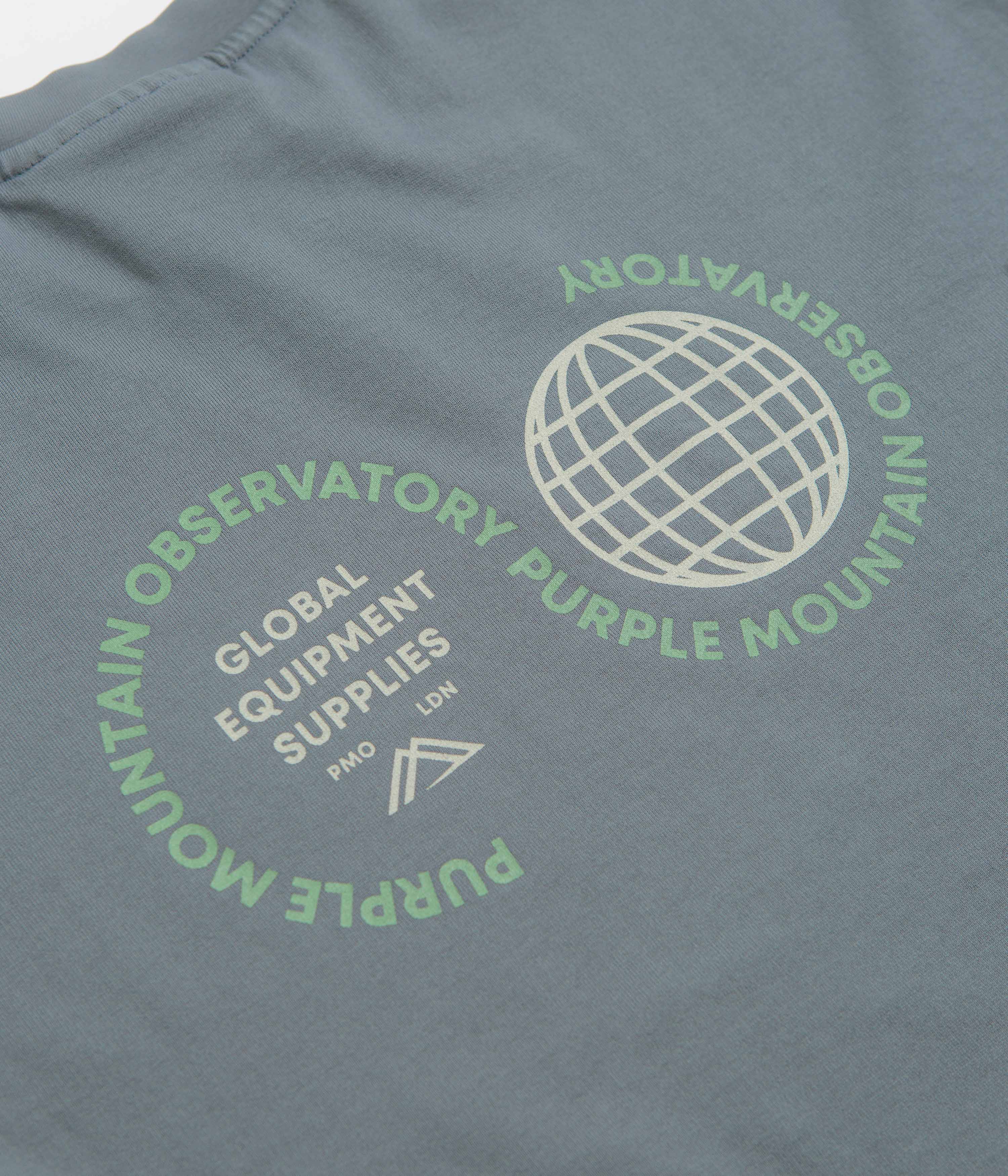 Purple Mountain Observatory Globe Long Sleeve T-Shirt - Stormy - Image 4