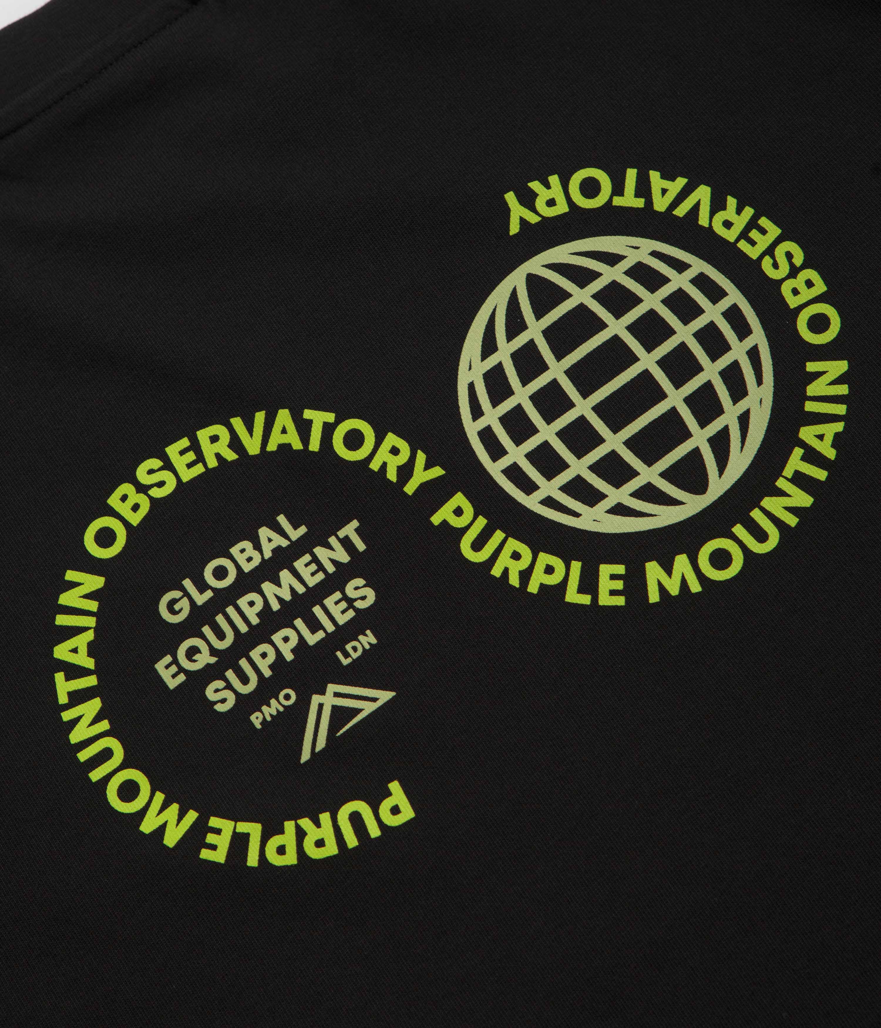 Purple Mountain Observatory Globe T-Shirt - Black - Image 7