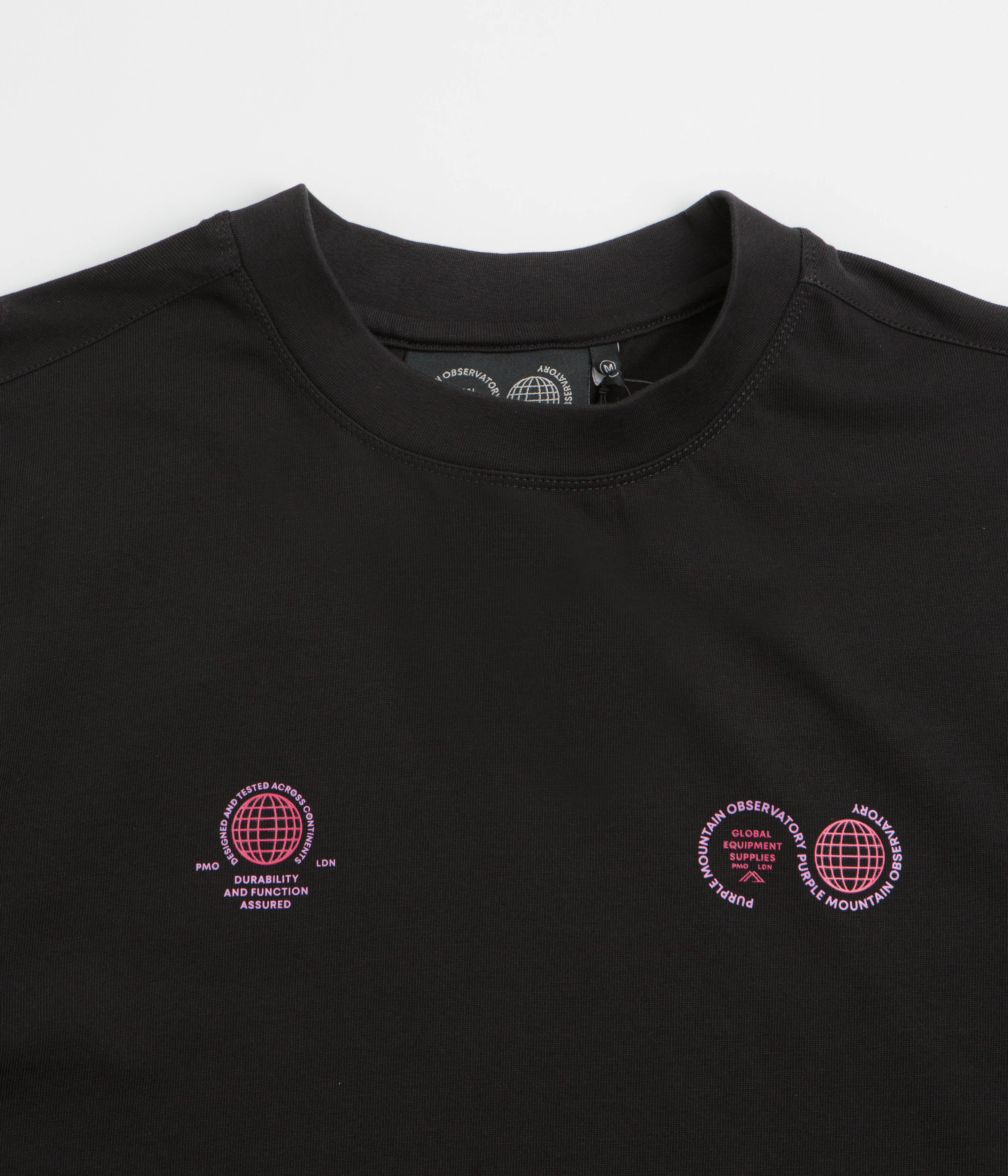 Purple Mountain Observatory Globe T-Shirt - Black / Purple - Image 3