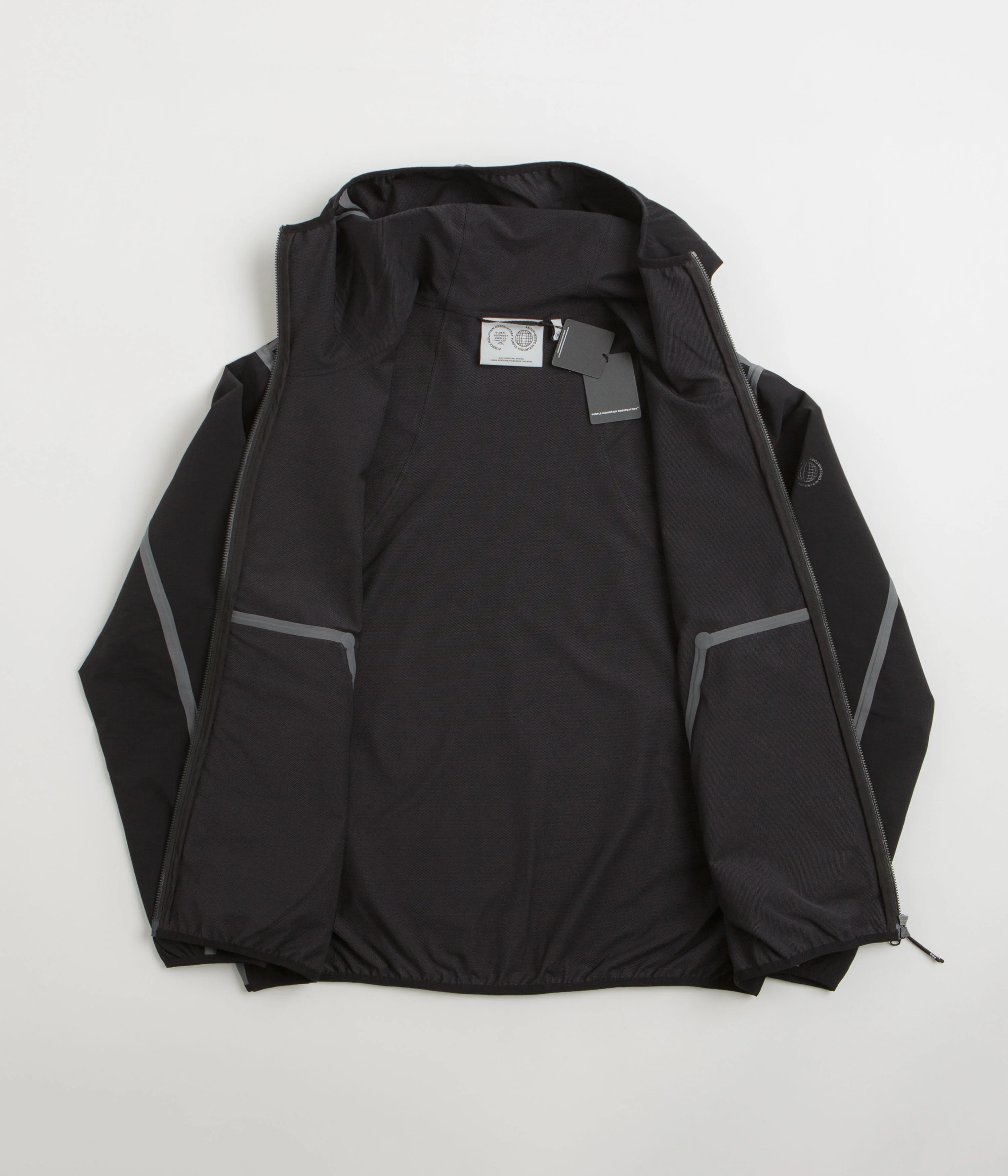 Purple Mountain Observatory Soft Shell Balaclava Jacket - Black - Image 2