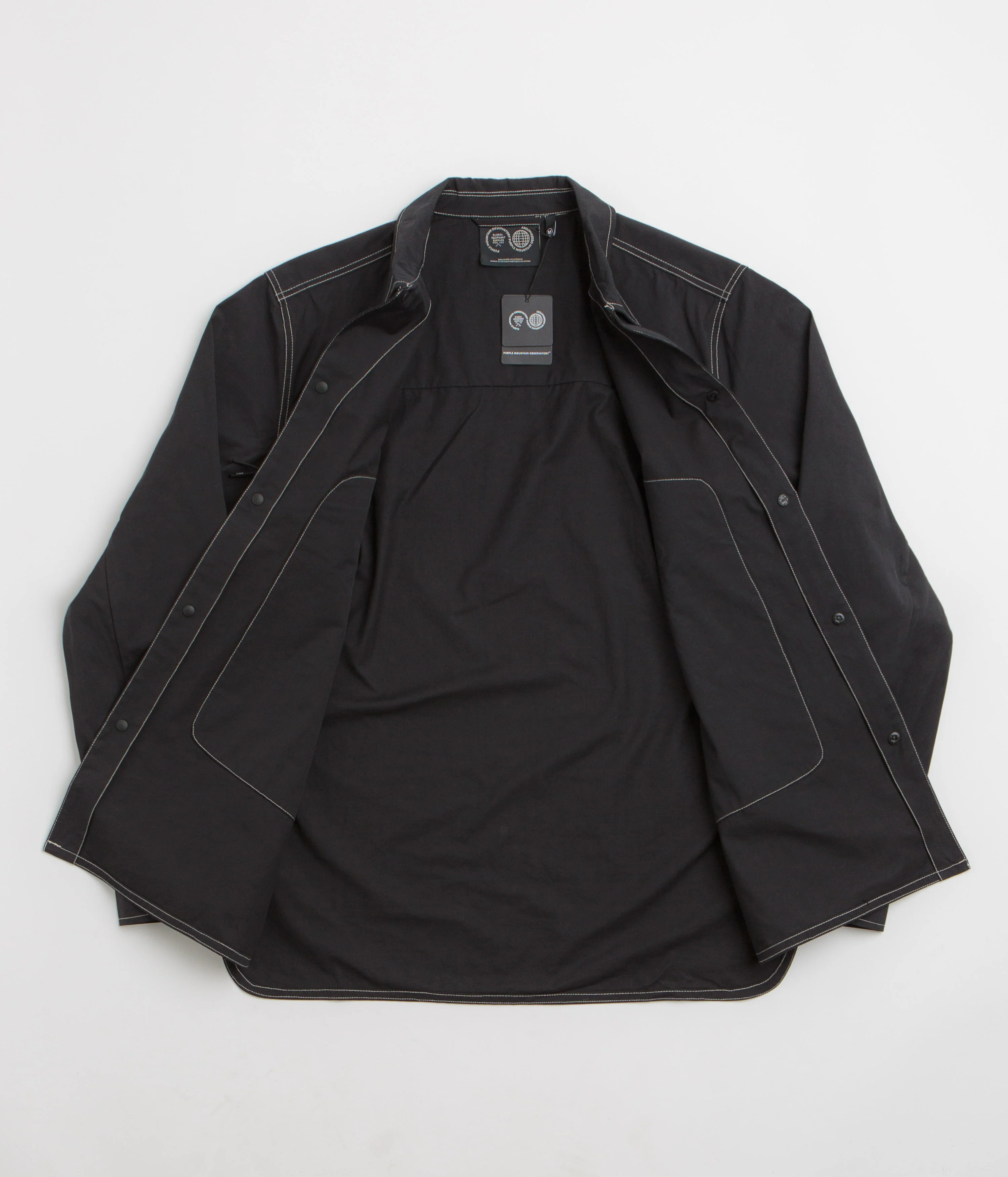 Purple Mountain Observatory Trail Overshirt - Black - Image 2