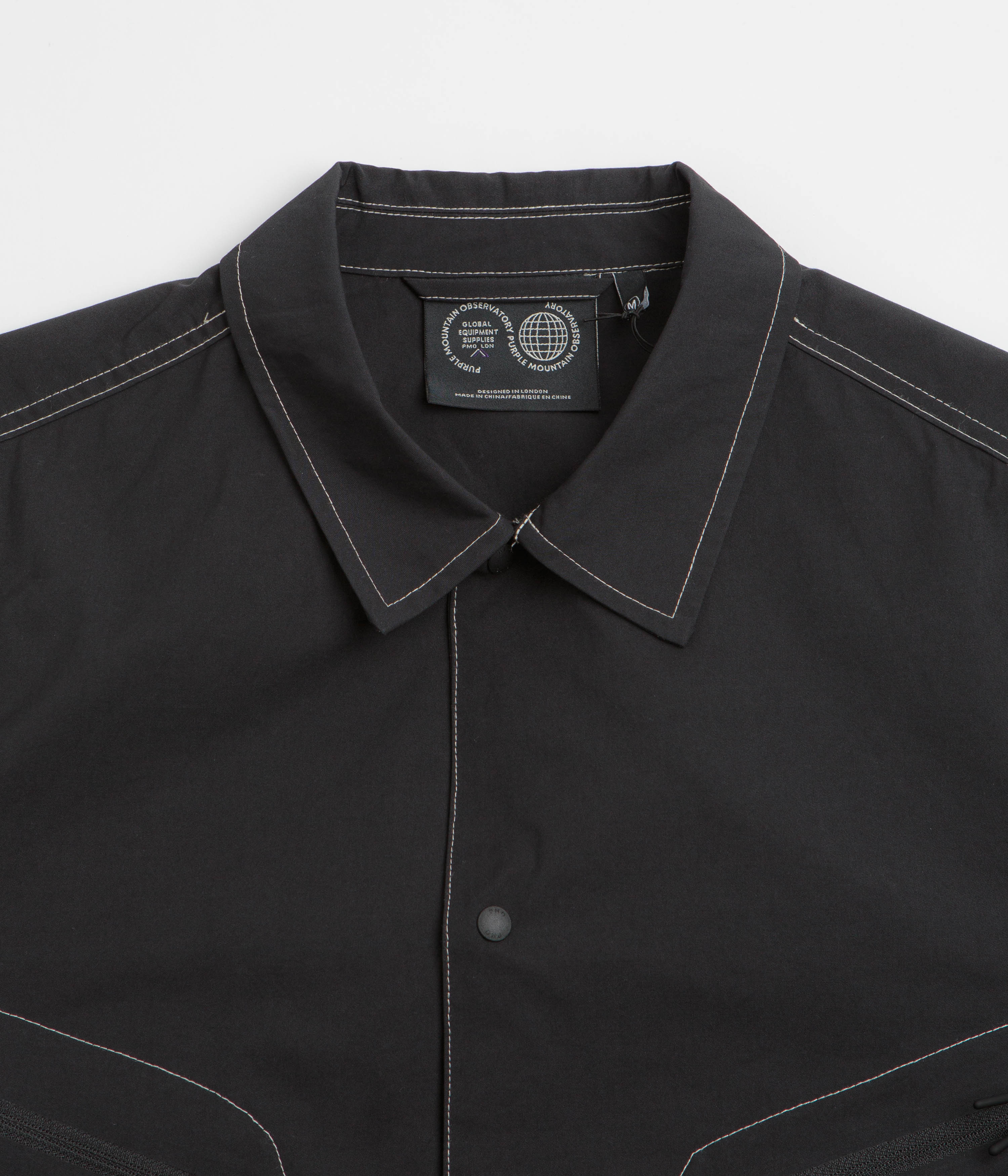 Purple Mountain Observatory Trail Overshirt - Black - Image 4