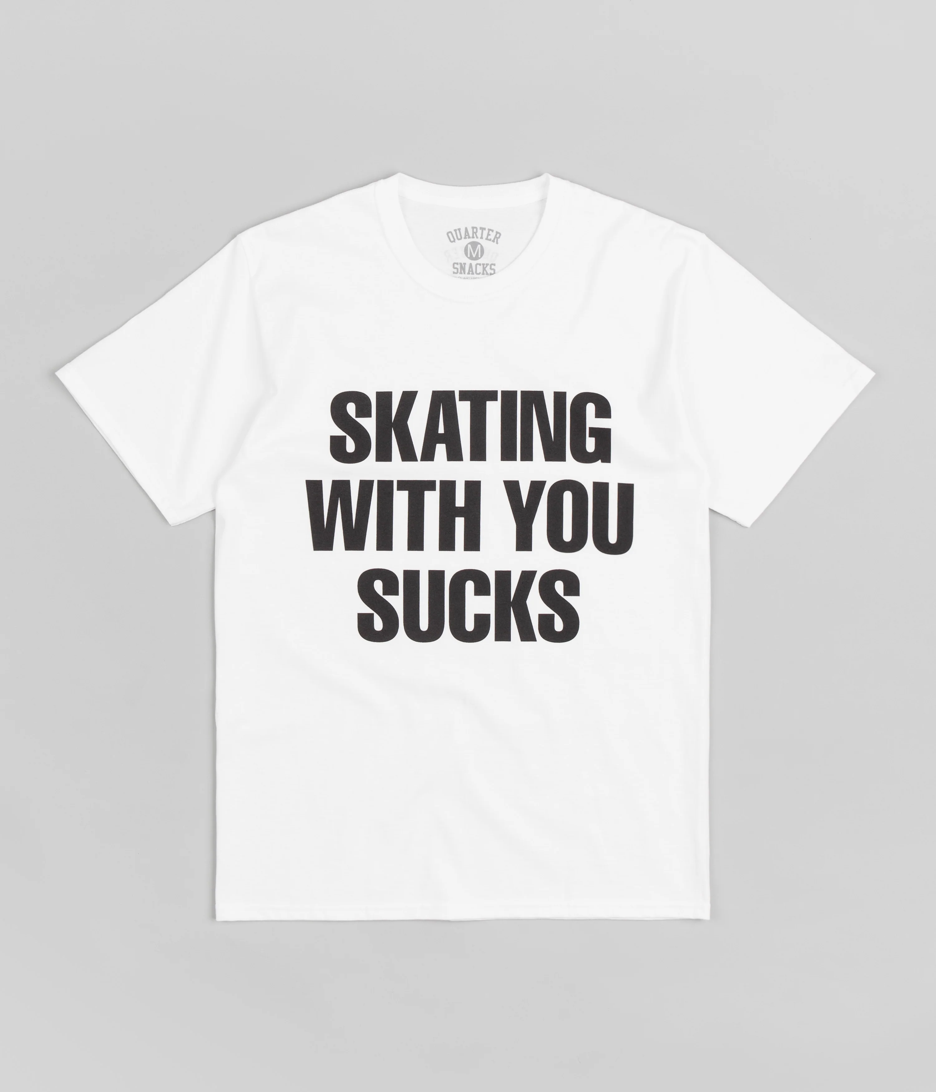 Quartersnacks Skating With You T-Shirt - White