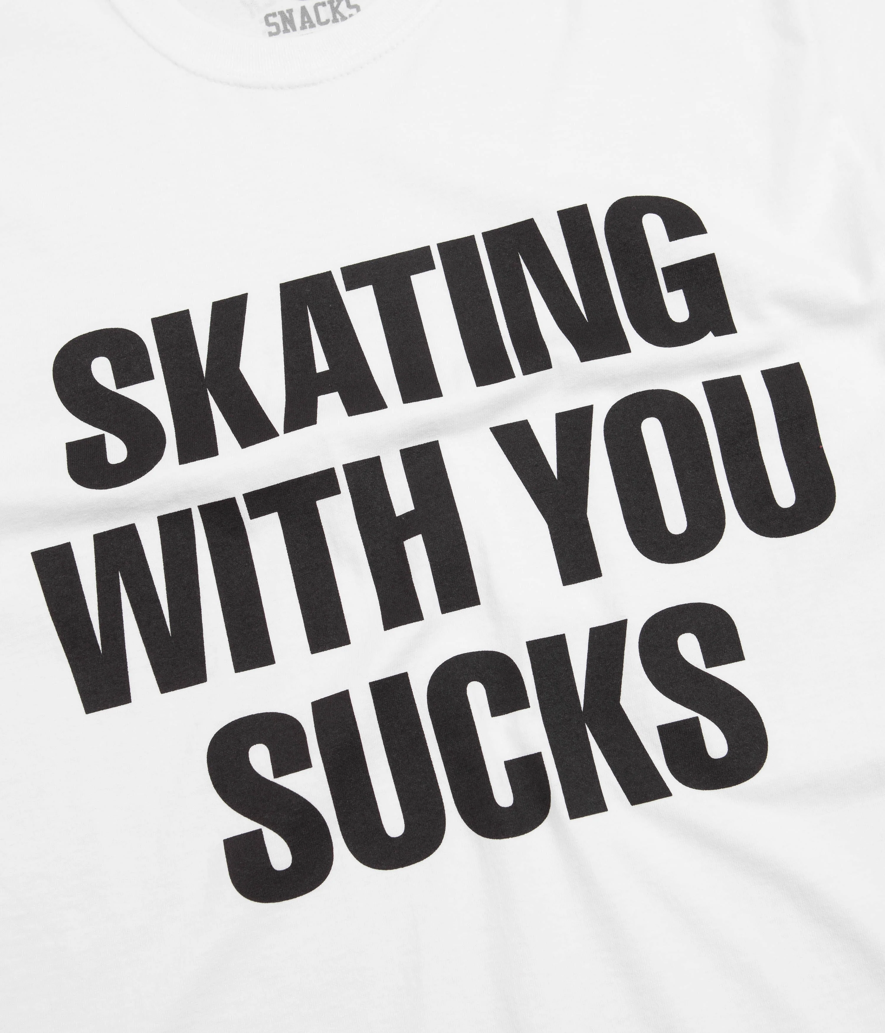 Quartersnacks Skating With You T-Shirt - White - Image 2