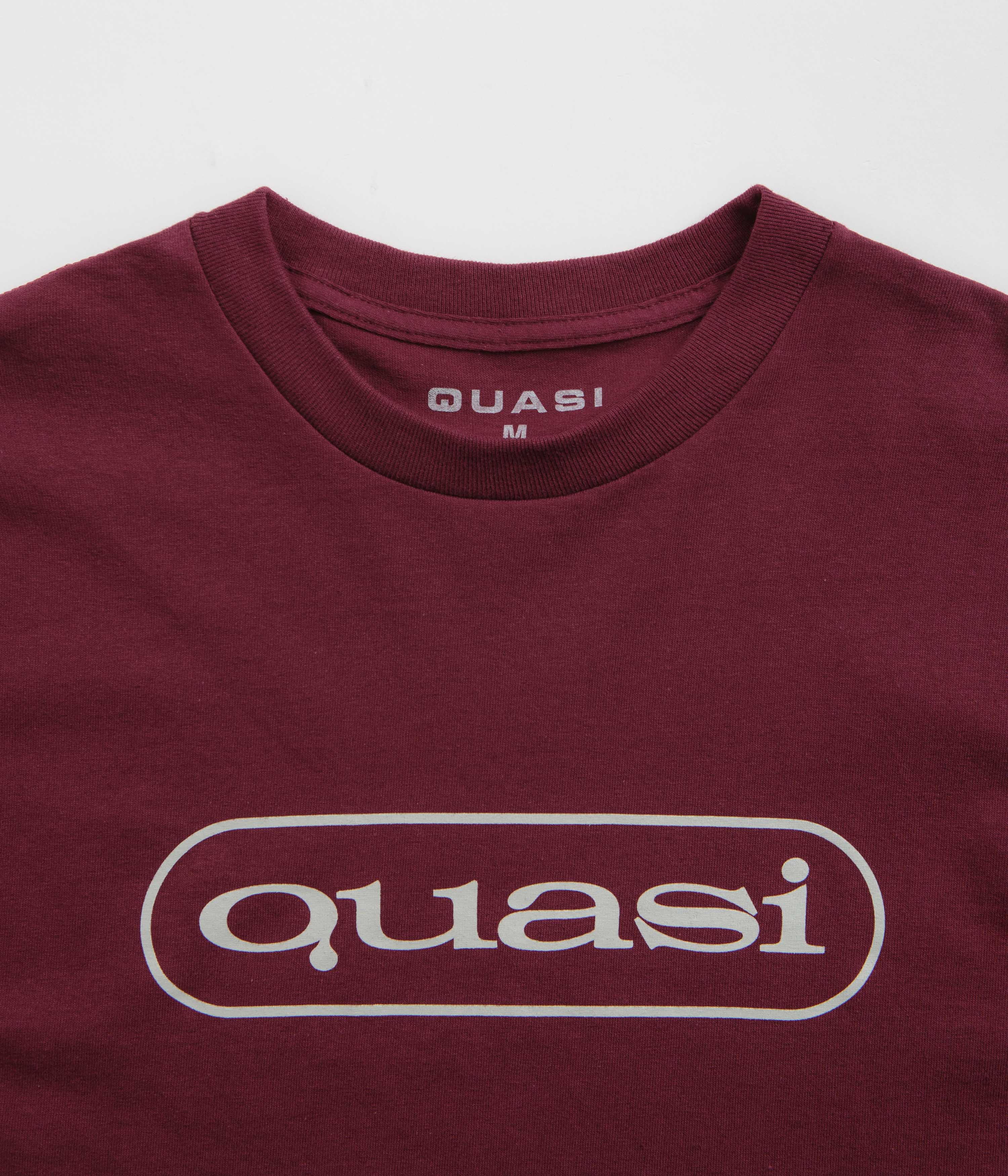 Quasi Boomerang T-Shirt - Burgundy - Image 3