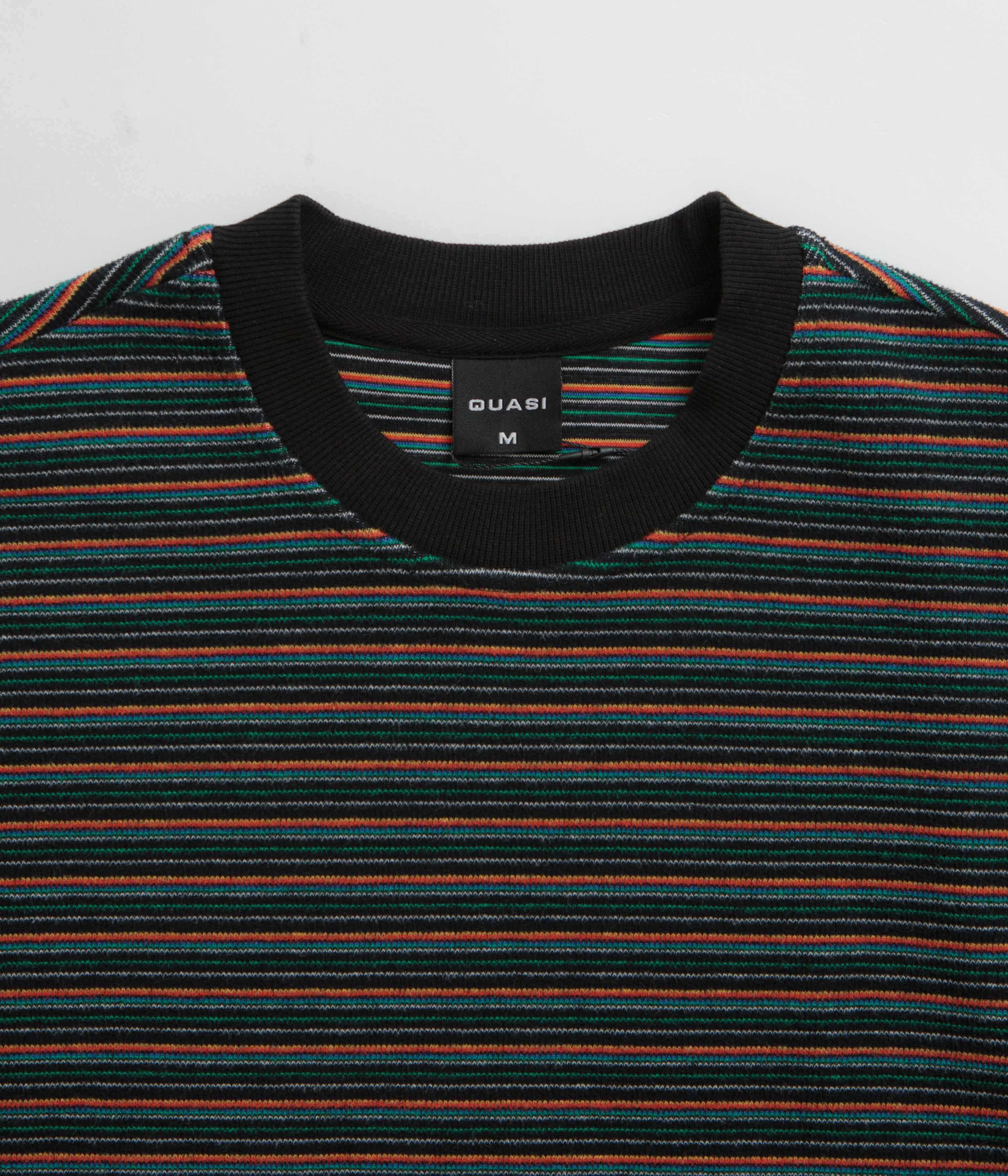 Quasi Sync Striped T-Shirt - Black - Image 4