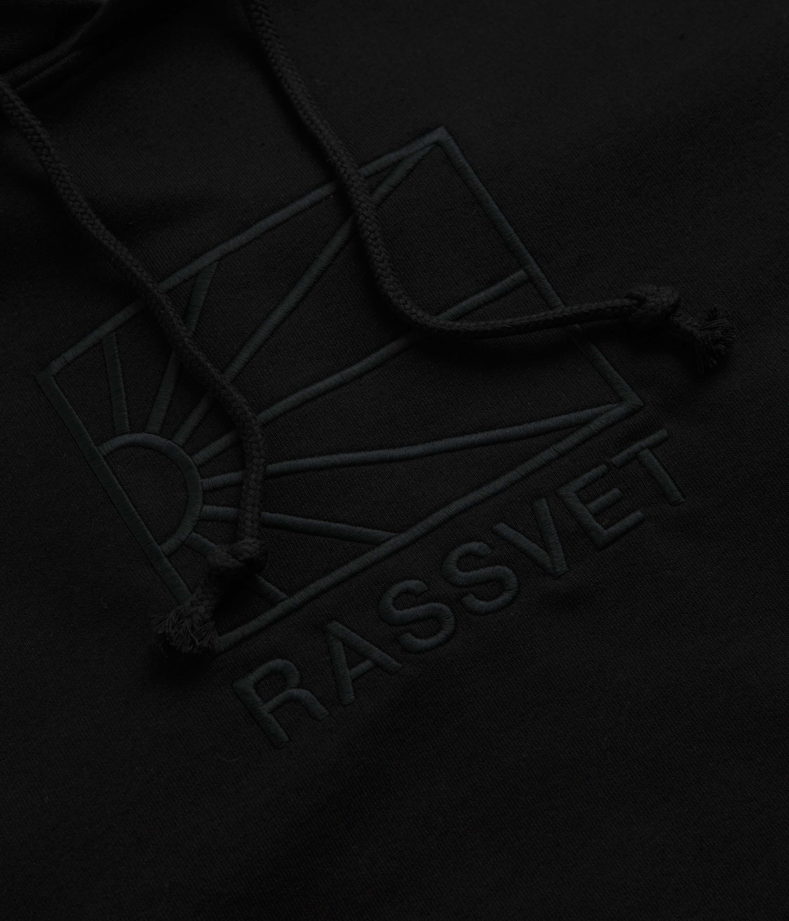 Rassvet Logo Hoodie - Black - Image 3